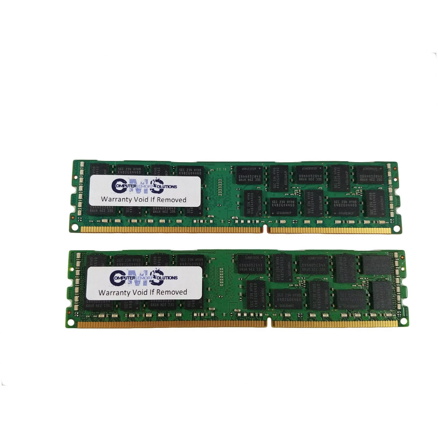 Cms 8Gb (2X4Gb) Ddr3 10600 1333Mhz Ecc Registered Dimm Memory Ram Compatible With Pc3 10600R Ecc Registered Ddr3 1333 2Rx4 Dimm