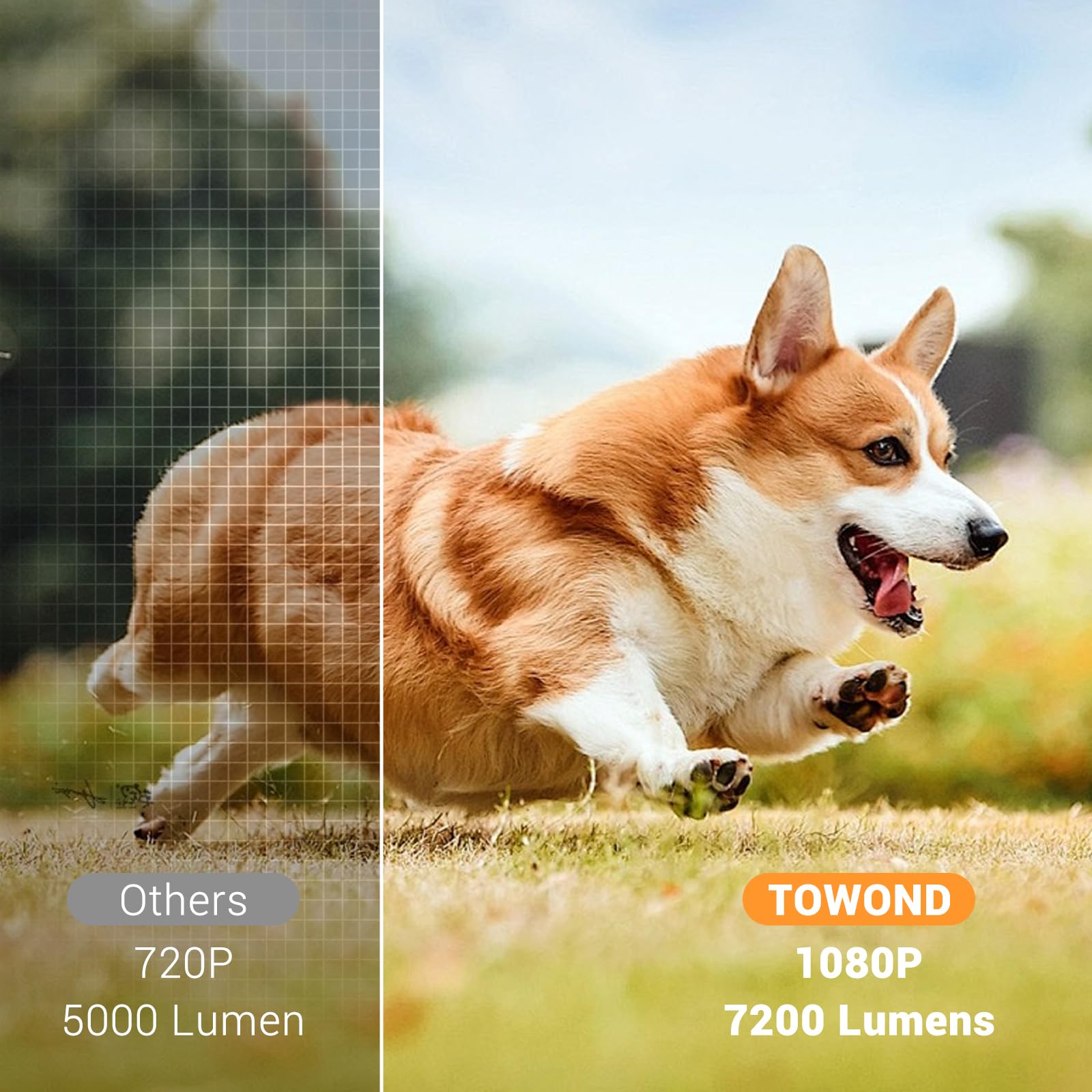 Mini Projector With Android Tv 11.0, Towond Smart Projector With Wifi And Bluetooth, Portable Native 1080P Projector Built In Ne