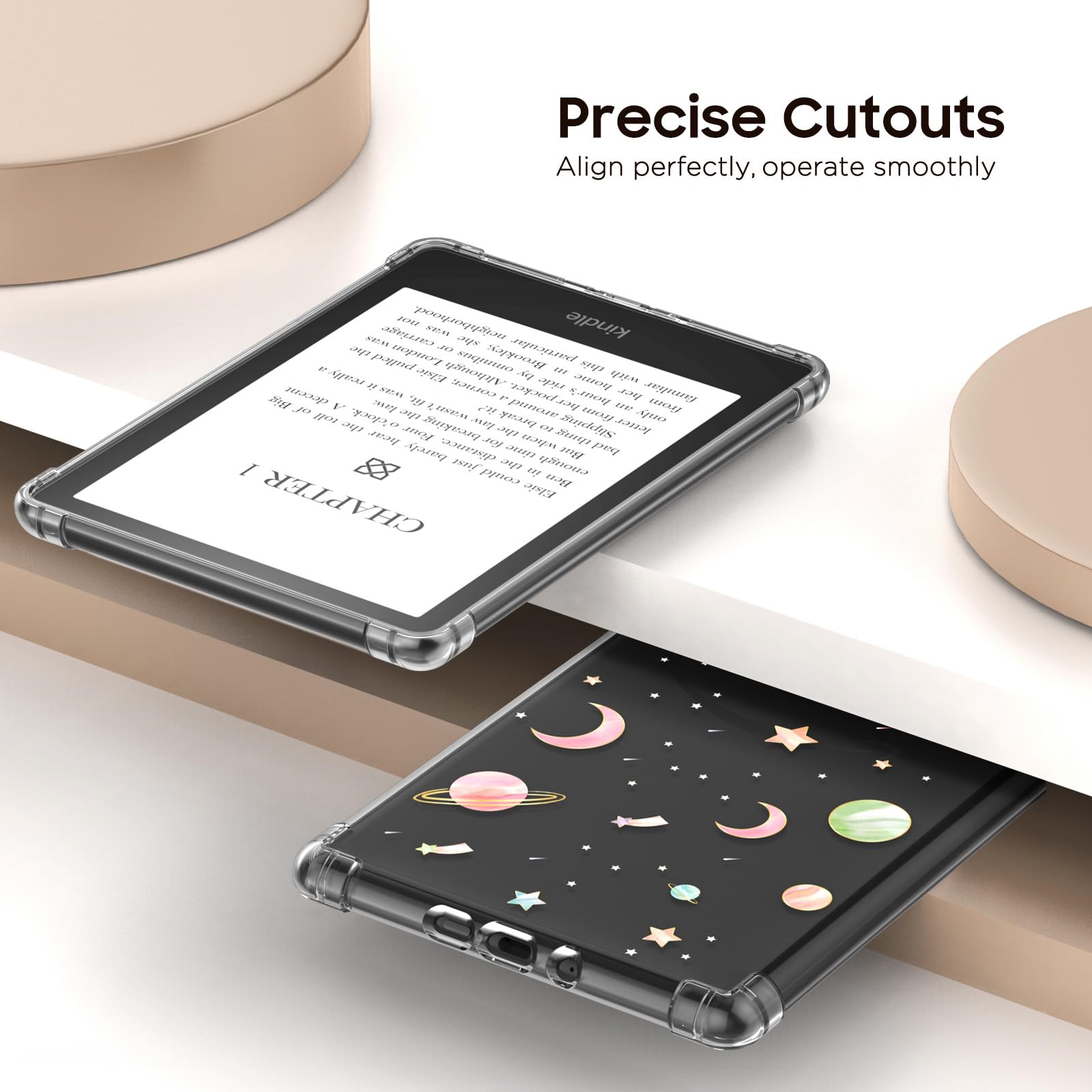 Moko Case For 6.8'' Kindle Paperwhite (11Th Generation 2021) And Kindle Paperwhite Signature Edition, Ultra Clear Soft Flexible