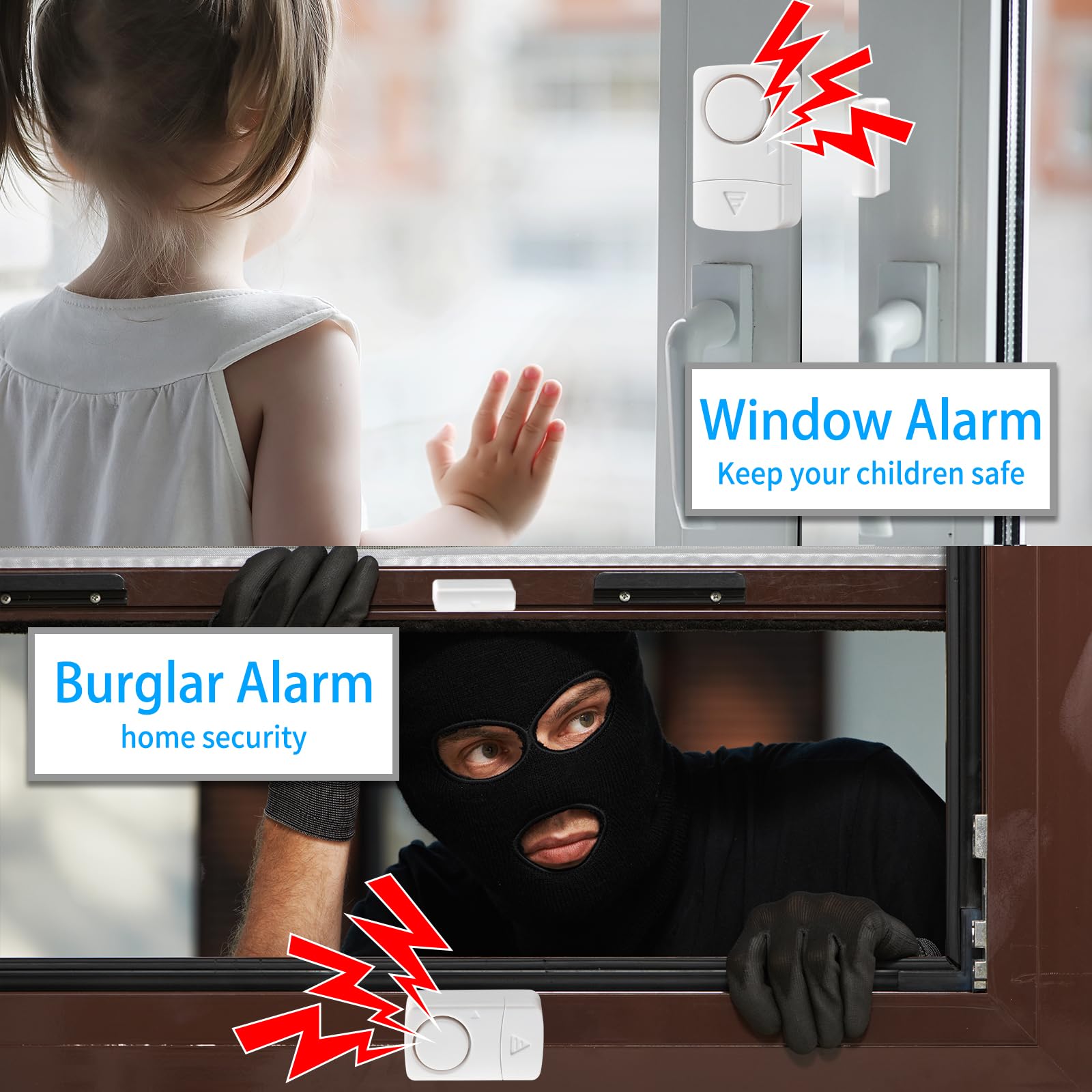 Door Alarm Sensor Window Alarms For Home Security Kids Burglar Safety