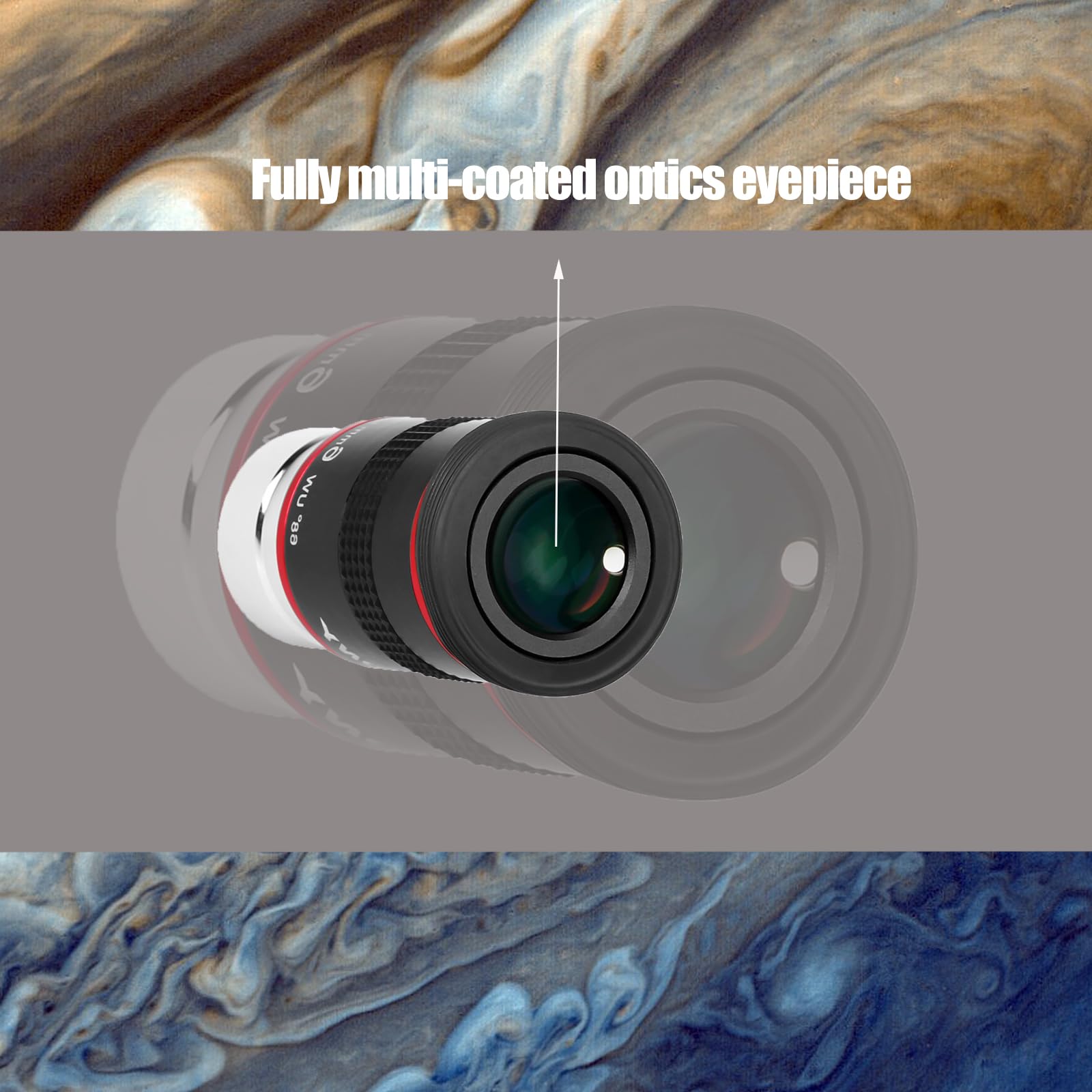 Svbony Telescope Eyepiece, 68 Degree Ultra Wide Angle Eyepiece 6Mm, High Definition Fully Coated Telescope Accessories For Plane