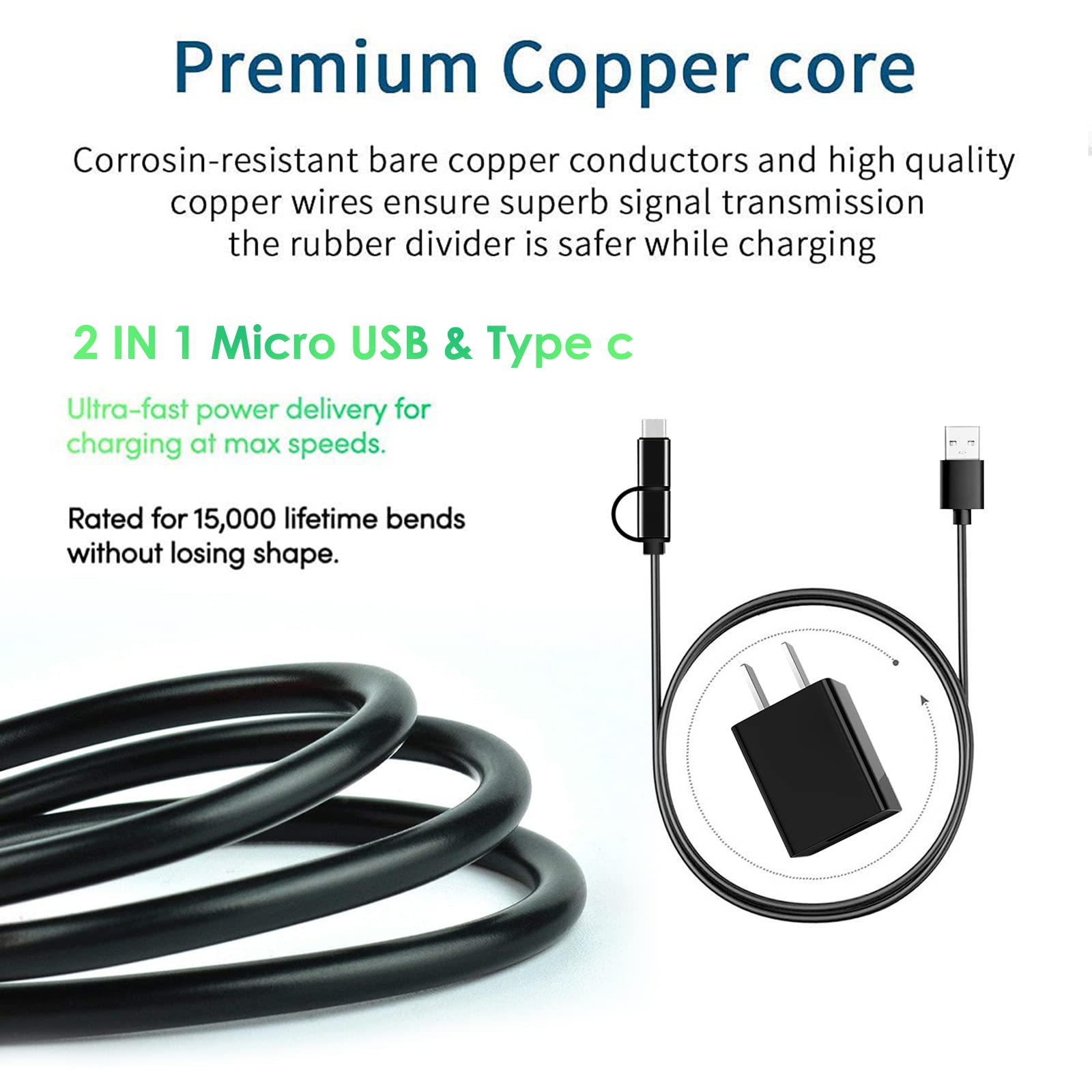 Ycwzzh Usb Fast Charger Charging Cable Cord Compatible For Raycon E25 E50 E55 E85 E25 Pro Wireless Earbuds, Raycon Everyday, Fitness Gaming, Raycon Everyday, Fitness Bluetooth Speakers Charger