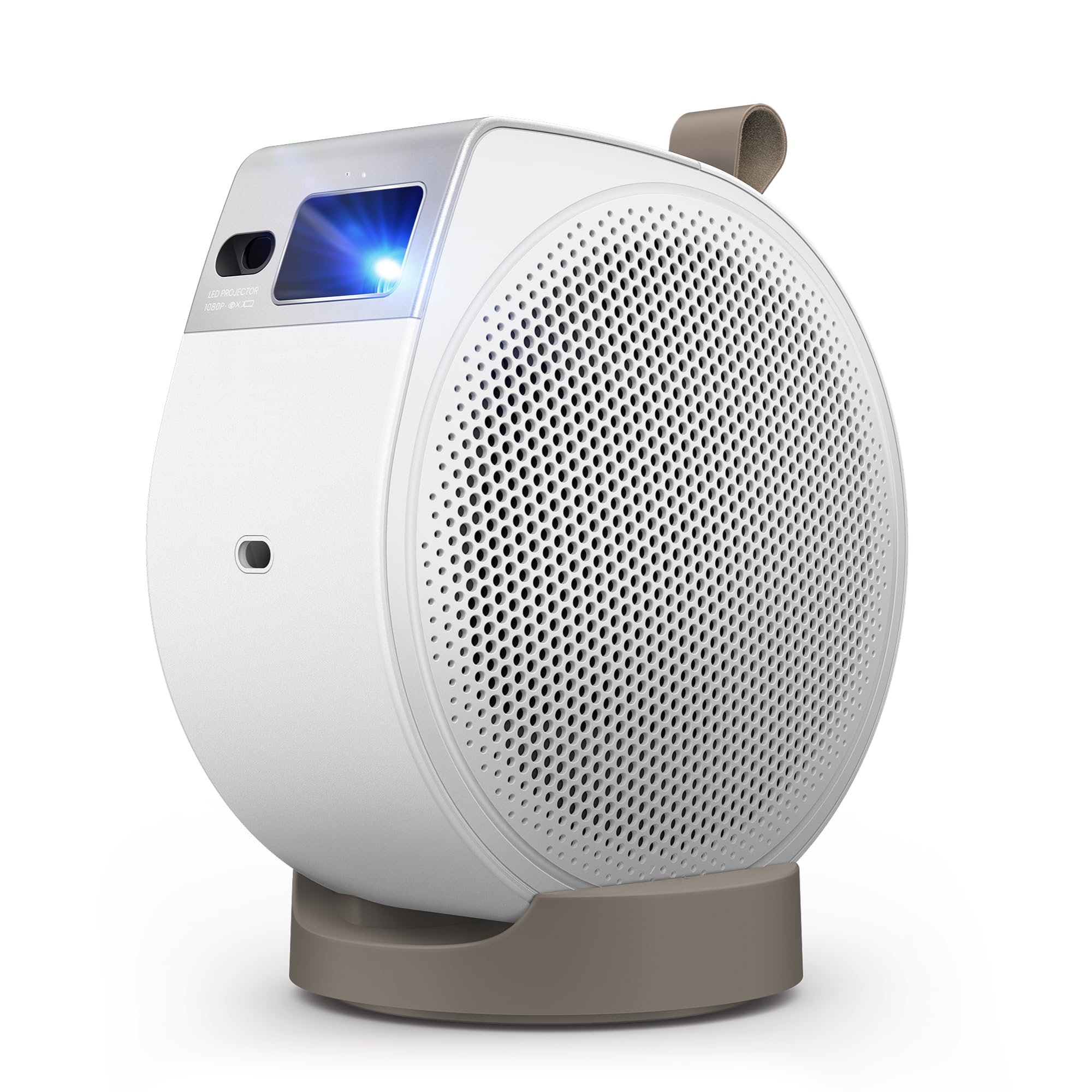 BenQ GV32 1080p Ceiling Projector, 500 ANSI Lumens LED, Google TV with Licensed Netflix, HDR10 with 95% Rec.709, USB-C Power Ban