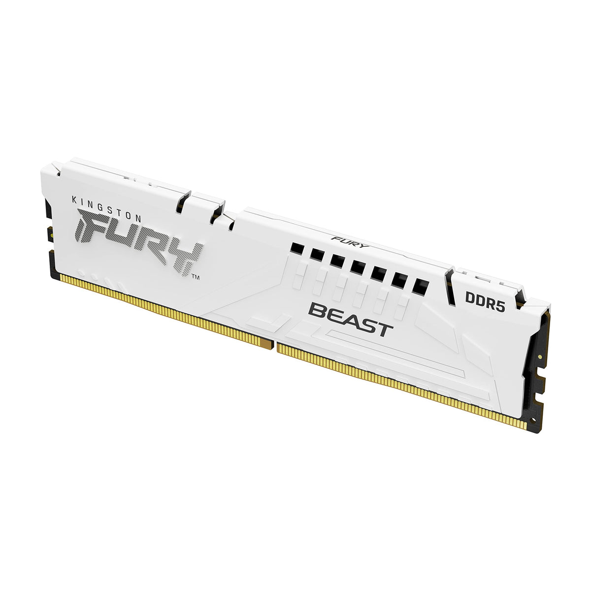 Kingston Technology Kingston Fury Beast White 32Gb (2X16Gb) 6000Mt/S Cl36 Ddr5 Expo Dimm | Overclocking | Plug N Play | Amd Expo