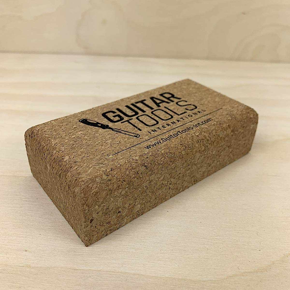 Guitar Tools International Flat Beveled Cork Sanding Block  Guitar Luthiers   Lcbs2
