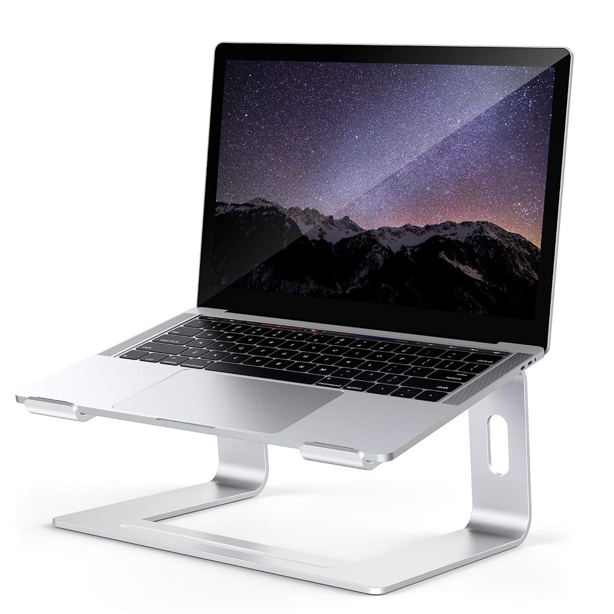 Laptop Stand For Desk, Detachable Laptop Riser Notebook Holder Stand Ergonomic Aluminum Laptop Mount Computer Stand, Compatible With Macbook Air Pro, Dell Xps, Lenovo More 10 18' Laptops