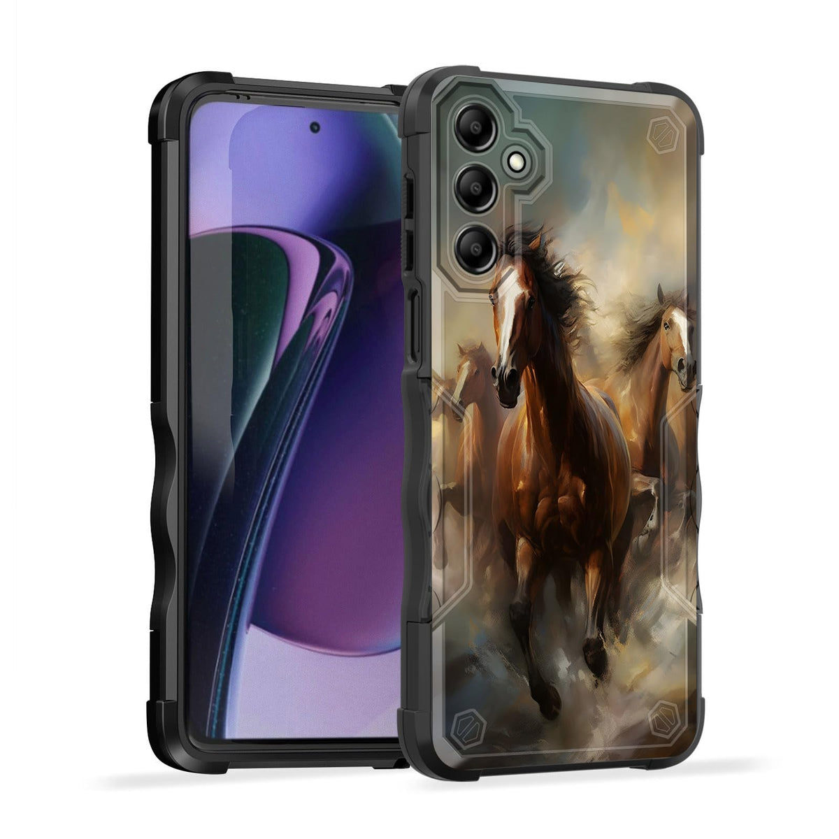 Efgwsder For Galaxy S23 Fe Case,[Dual Layer][10 Ft Military Grade Drop Protection] [Non-Slip] Heavy Duty Shockproof Case For Sam
