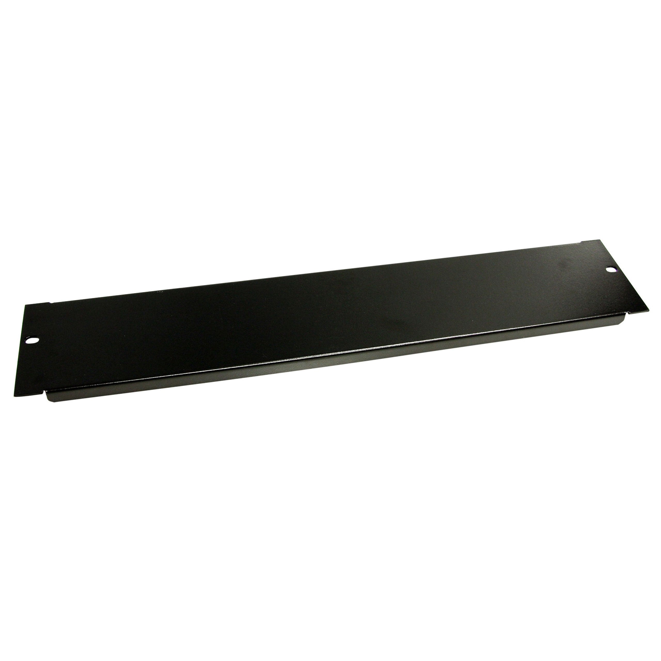 StarTech.com 2U Blanking Panel - Steel Rack Mount Filler Panel - for 19in Server Rack Enclosure or Cabinet - Black Rack Panel (B