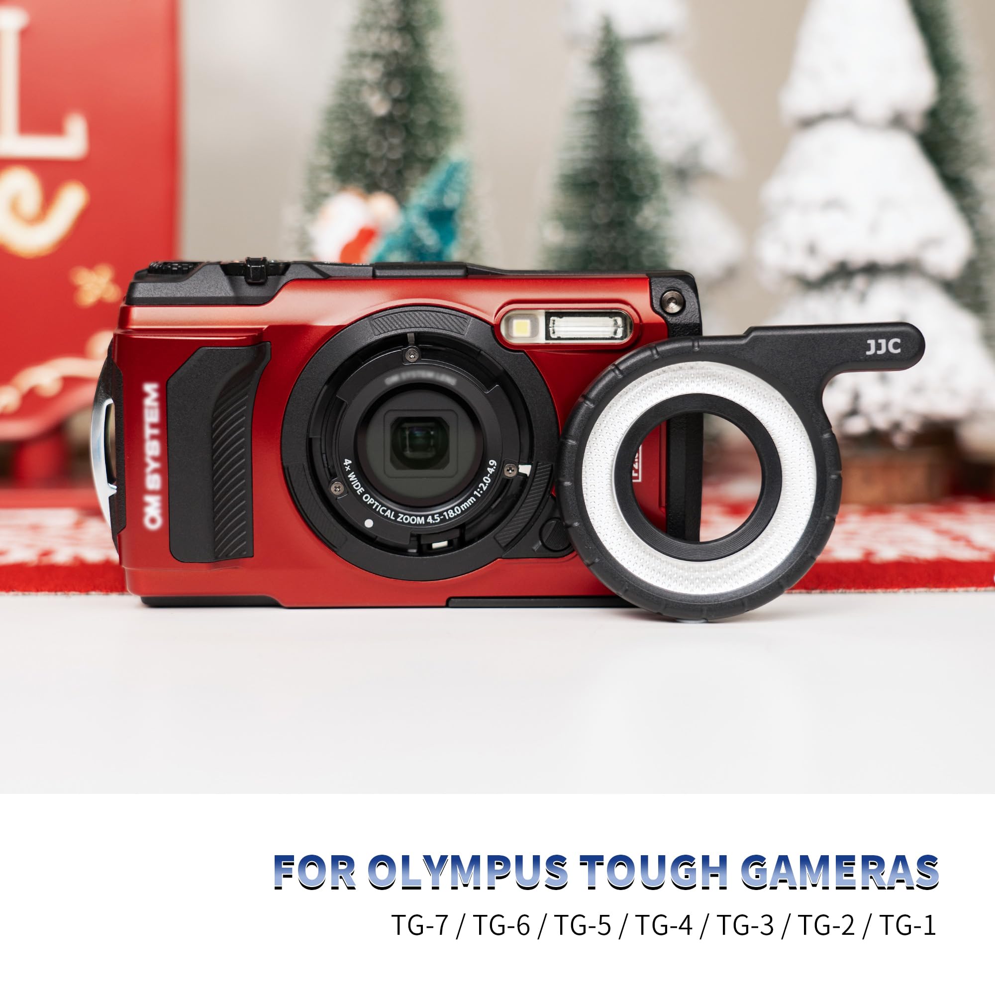 Jjc Led Light Guide Ring For Olympus Tough Tg 7 Tg7 Tg 6 Tg6 Tg 5 Tg5 Tg 4 Tg4 Tg 3 Tg3 Tg 2 Tg2 Digital Cameras, Macro Ring Lig