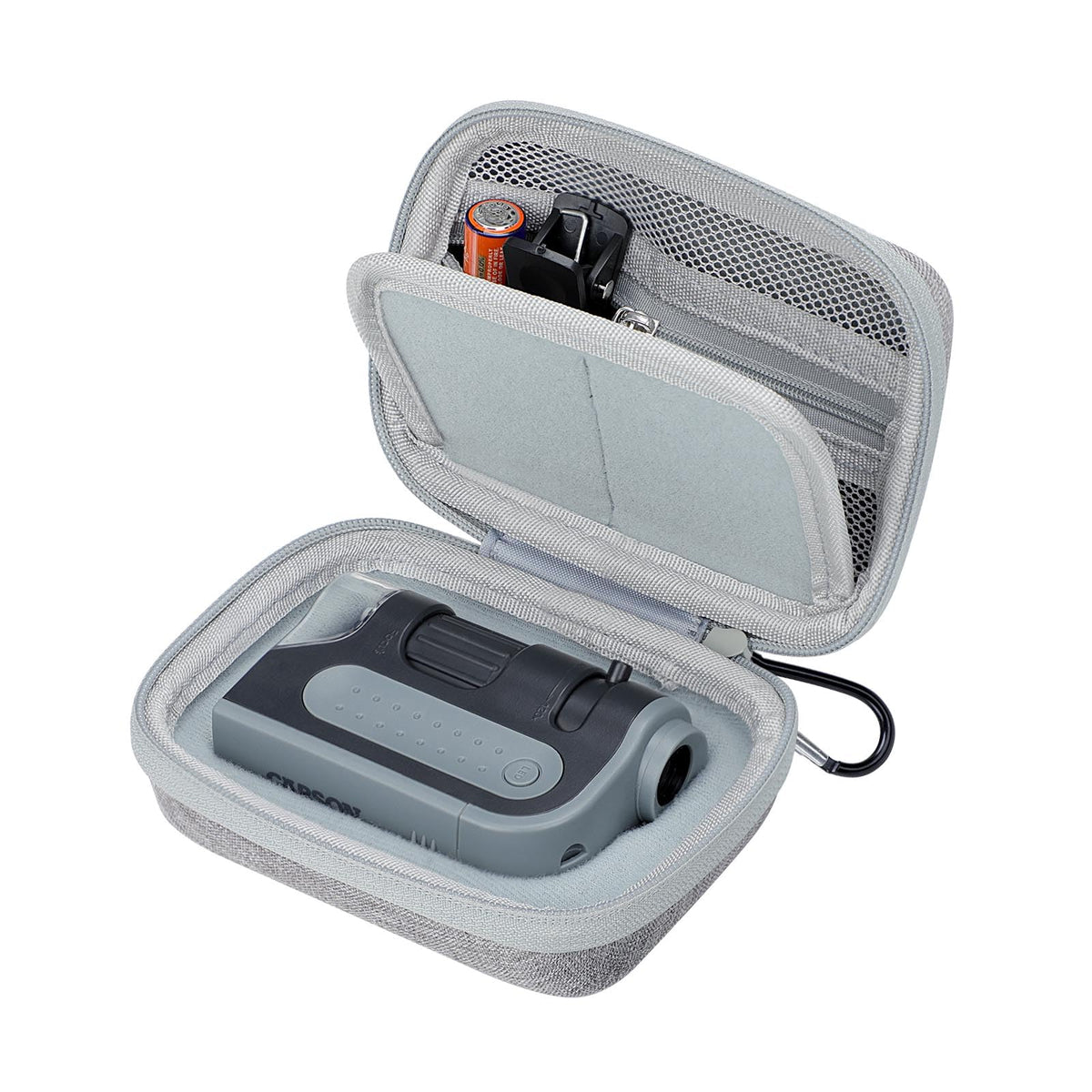 Microscope Case For Carson Microbrite Plus 60X-120X Led Lighted Pocket Microscope (Mm-300 And Mm-350) And For Bebang Lakwar 60X-