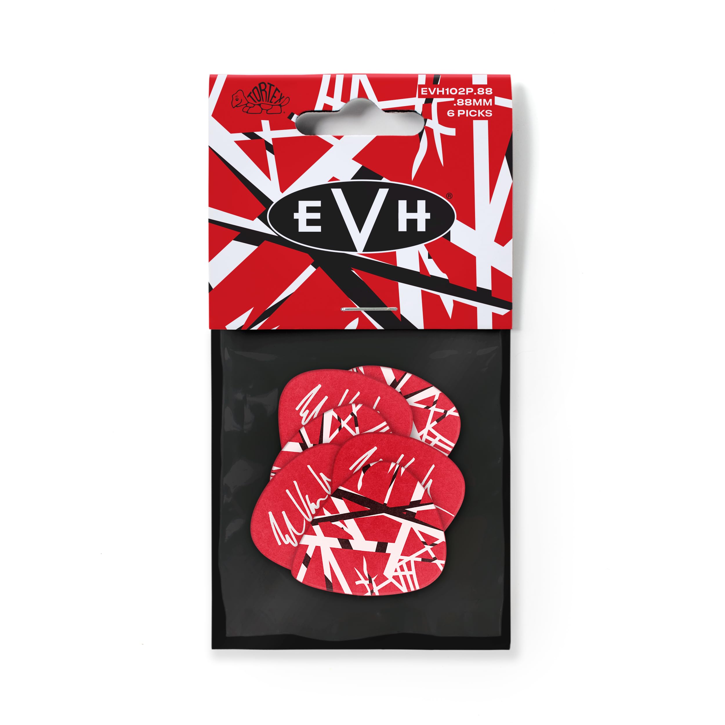 Jim Dunlop Evh Tortex Frankenstein Picks .88Mm   6 Pack