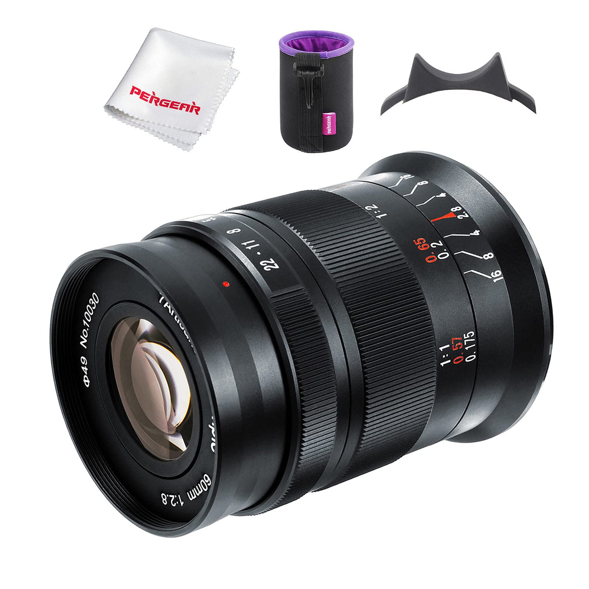 7Artisans 60Mm F2.8 Ii V2.0 Aps C Format Macro Lens, Compatible With Sony E Mount Cameras Cameras Sony A5000 A5100 A6000 A6100 A