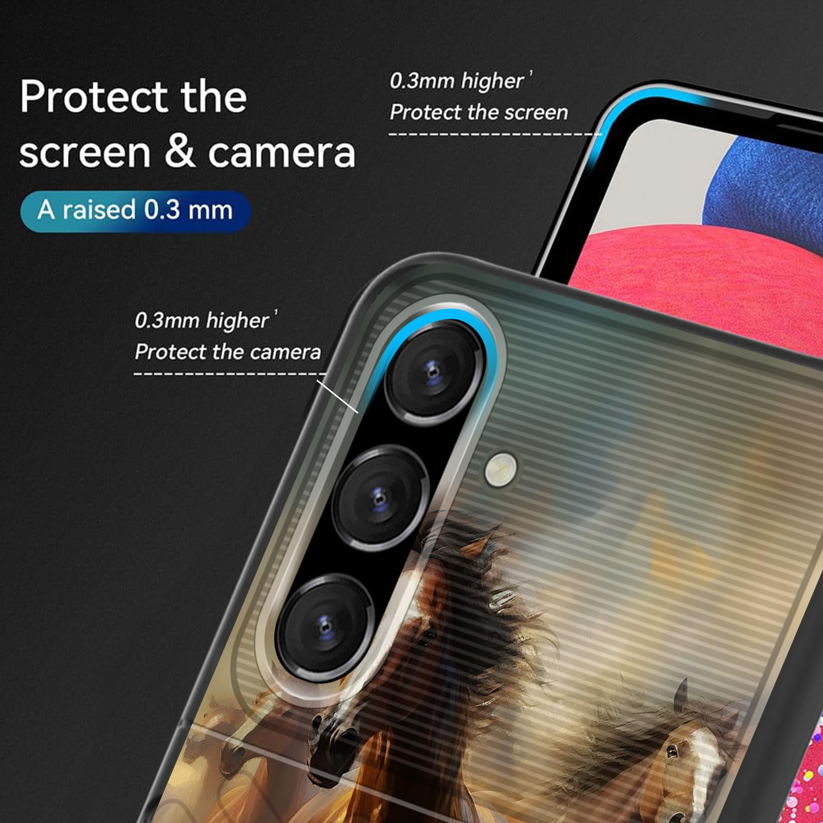 Efgwsder For Galaxy S25 Plus Case,Shock-Absorption Flexible Tpu Rubber Protective Cell Phone Cover For Samsung Galaxy S25 Plus 6