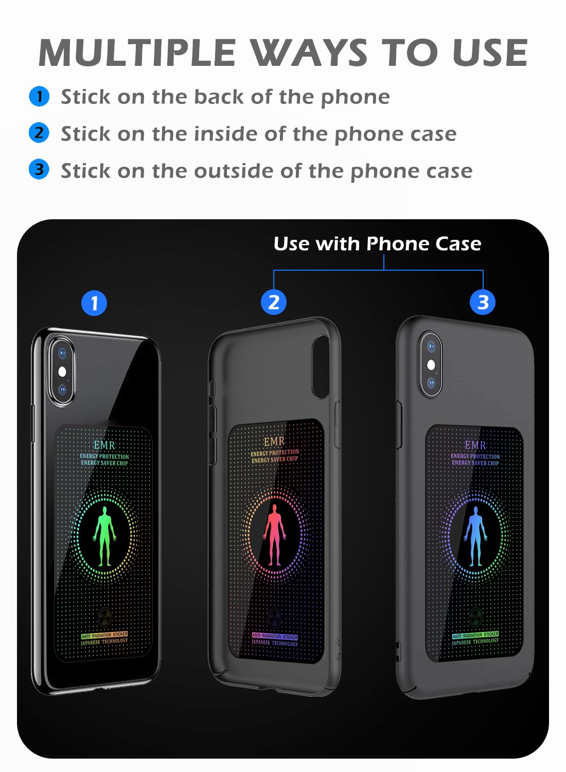 Yuekai Protection Stickers For Cell Phones/Laptops/Tablets/All Devices, Large Area Protection, [Trimmable], [Reusable], Suitable