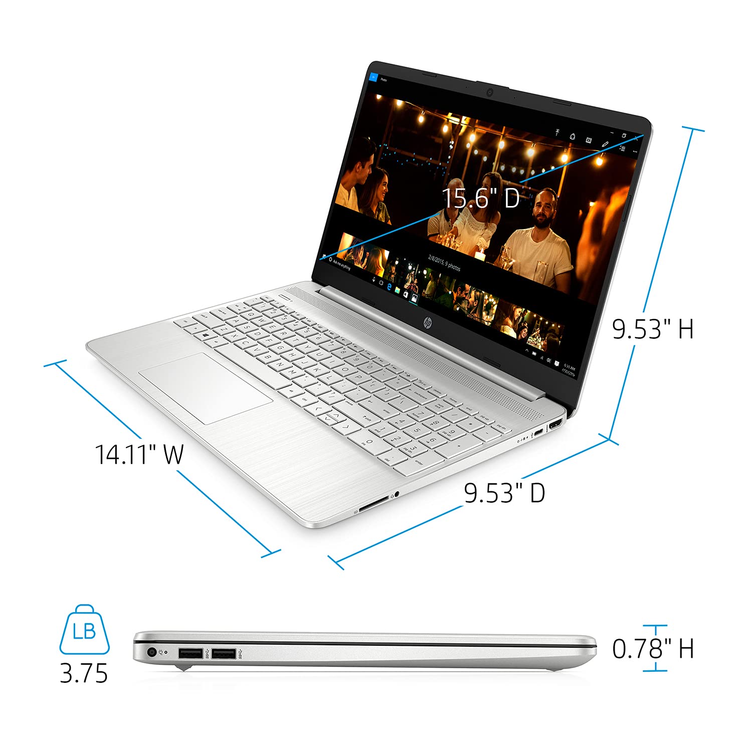 Hp Pavilion 15.6'' Fhd Laptop (2022 Latest Model), Amd Ryzen 5 5500U (Beats I7 11370H), 16Gb Ram, 512Gb Pcie Nvme M.2 Ssd, Thin