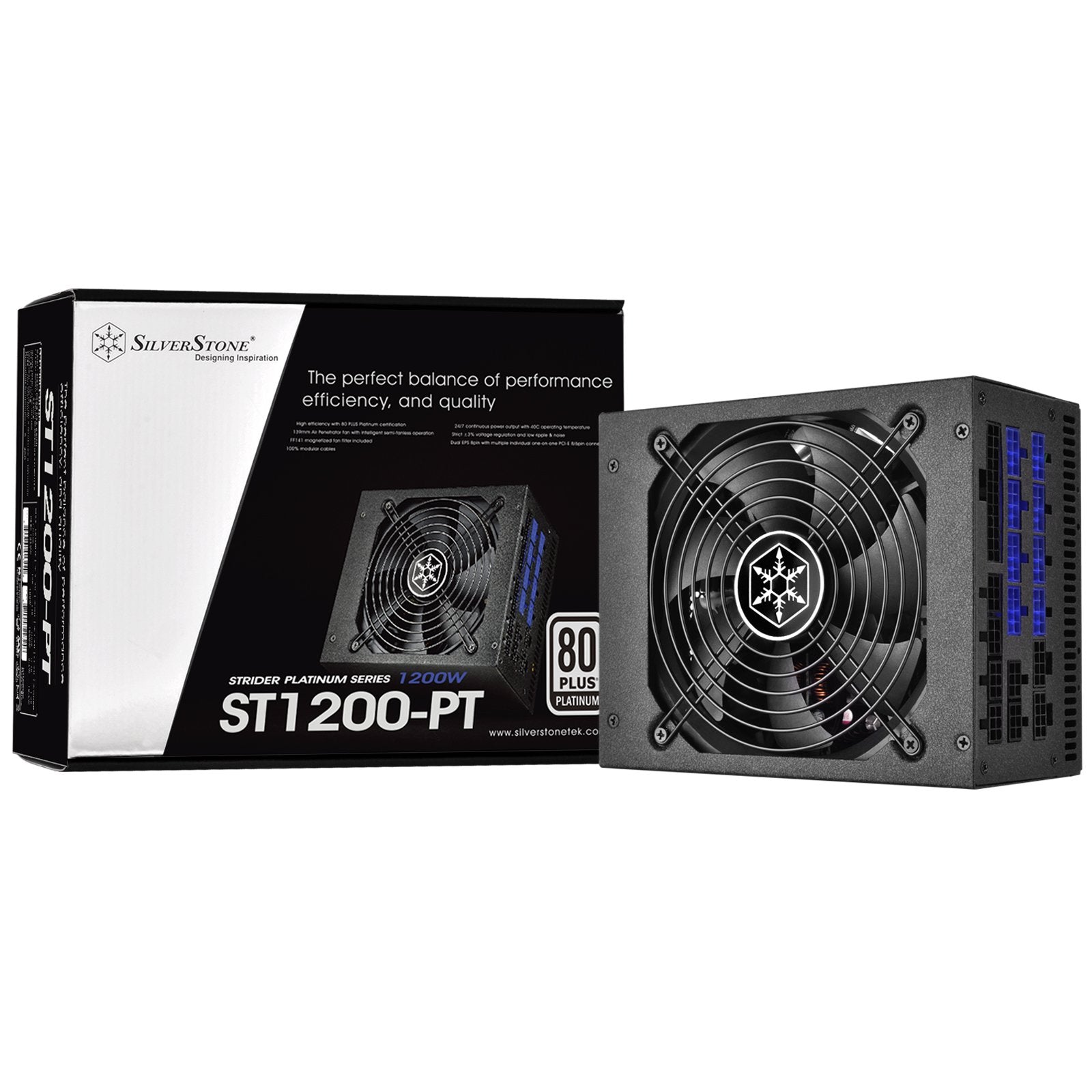 Silverstone Technology Strider 1200W 80 Plus Platinum Modular Psu 1200 Power Supply (Ps St1200 Pt)