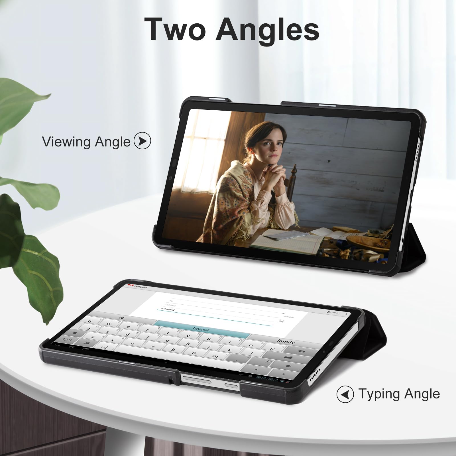 Cobak Case For Samsung Galaxy Tab A9 8.7 Inch 2023, Slim Stand Hard Back Shell Protective Smart Cover For Samsung Galaxy Tab A9