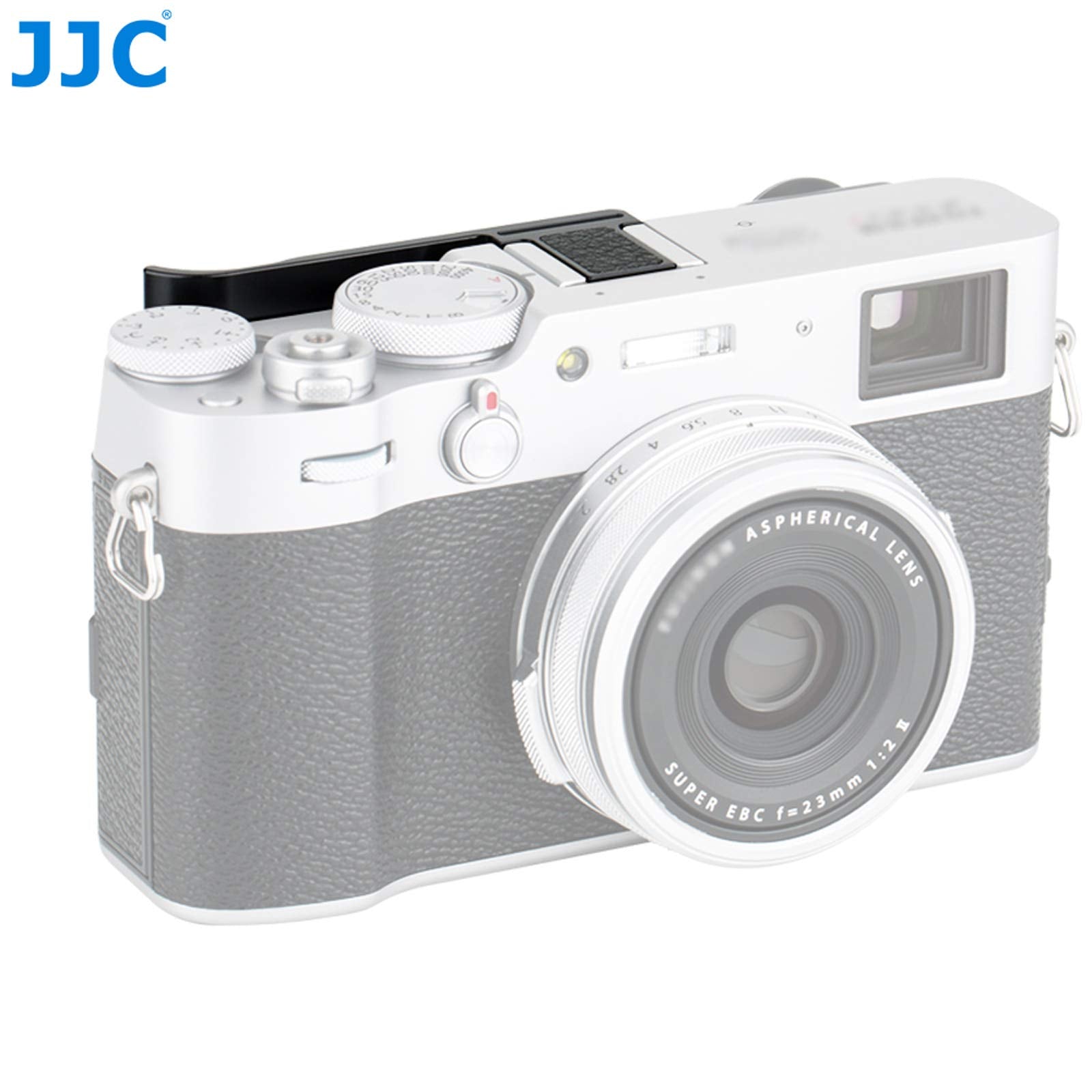 Jjc Ta X100V Black Thumbs Up Grip For Fuji X100V Camera, Hot Shoe Thumb Grip Comaptible With Fujifilm X100V X100F X E3, Made Of