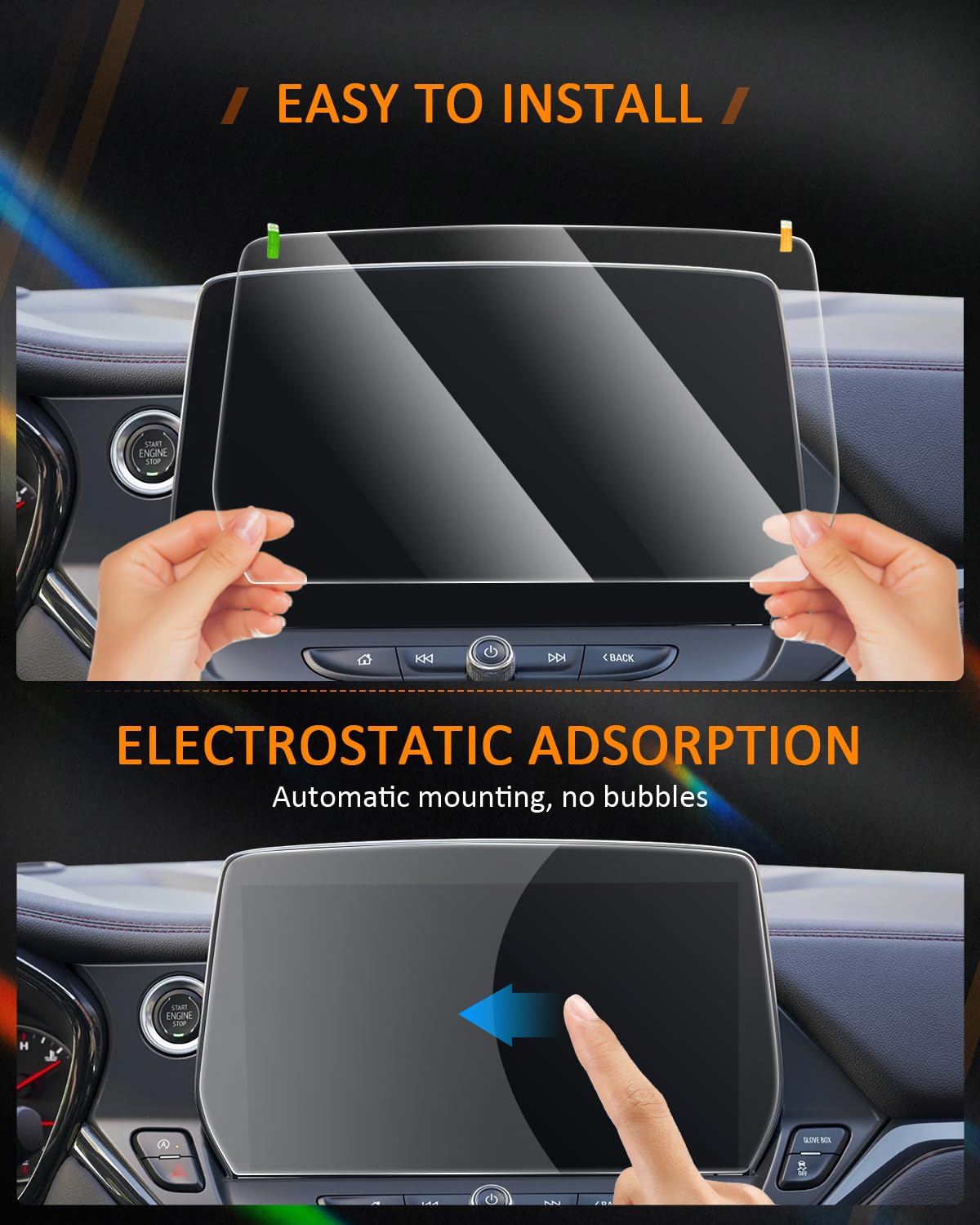 Cdefg Screen Protector For Chevy Blazer 2023 2024 2025 Accessories 2Lt 3Lt Rs Premier Touchscreen Display Cover For Chevrolet Blazer 2023 2024 2025 10.2' Tempered Glass