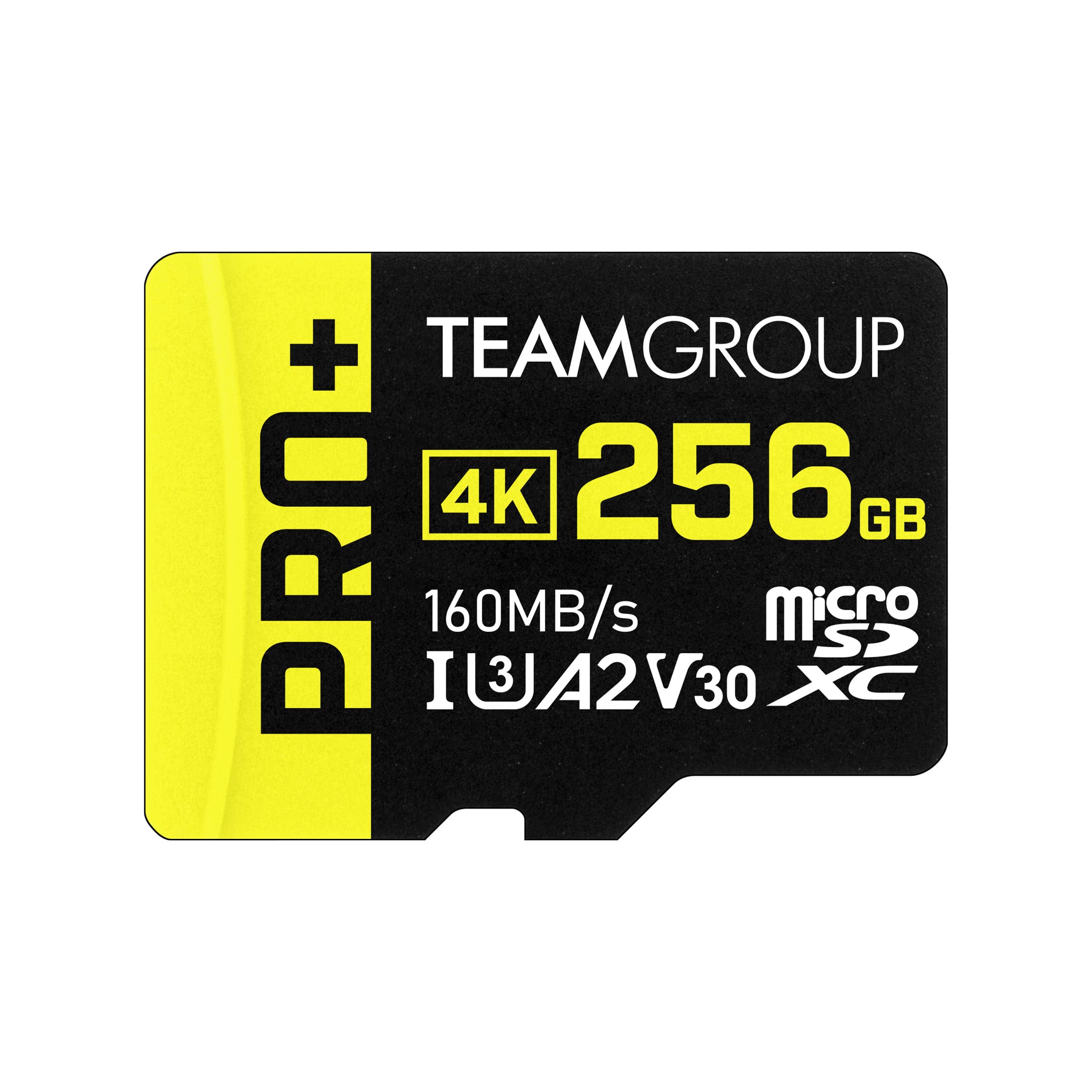 Teamgroup A2 Pro Plus Card 256Gb Micro Sdxc Uhs I U3 A2 V30, Read/Write Up To 160/110 Mb/S For Nintendo Switch, Steam Deck, Tablets, Smartphones With Adapter Tppmsdx256Gia2V3003