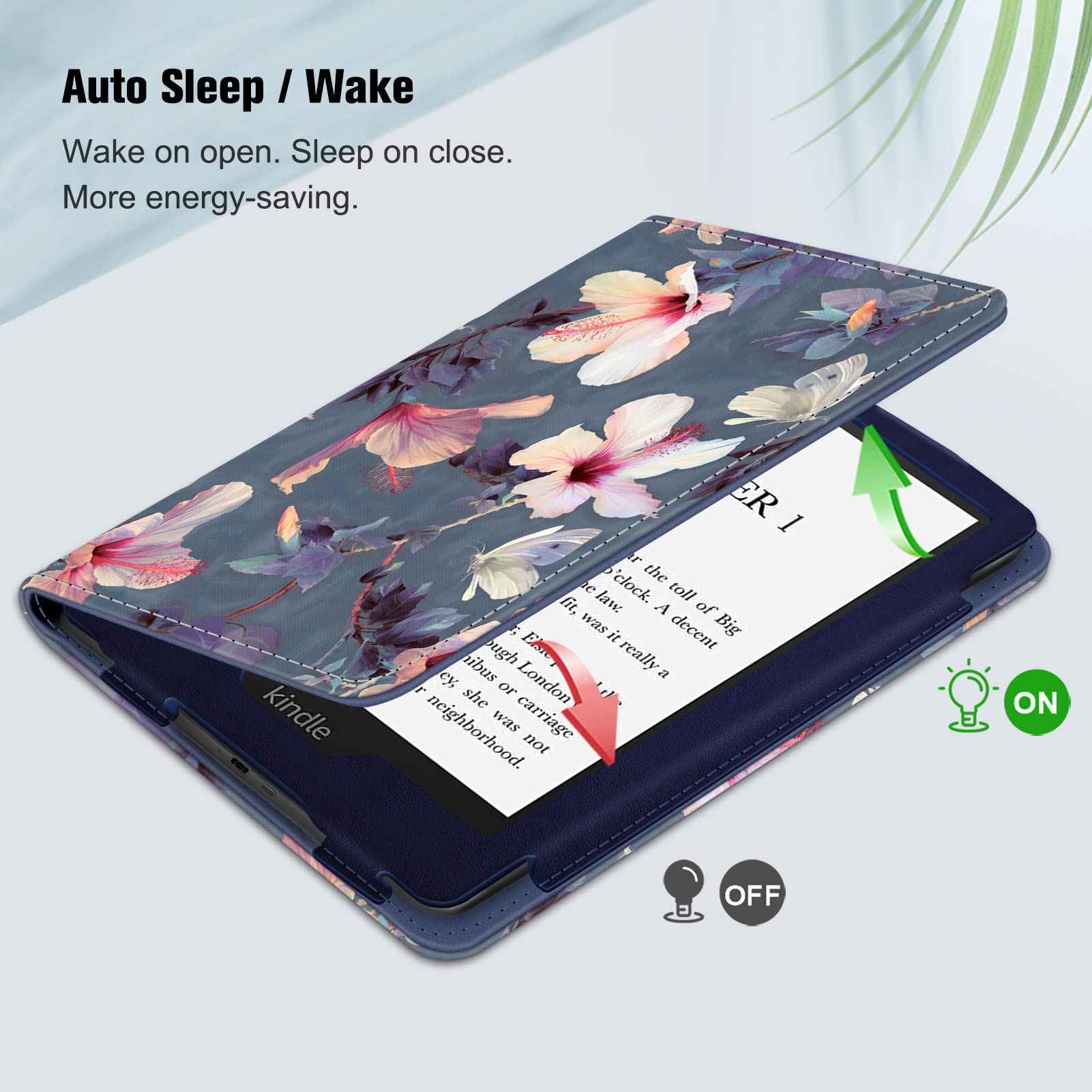 Fintie Folio Case For 6.8'' Kindle Paperwhite (11Th Generation 2021) And Kindle Paperwhite Signature Edition   Book Style Vegan