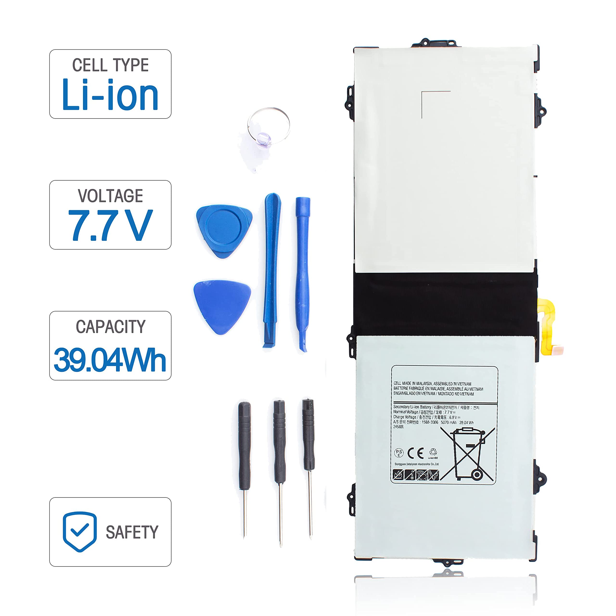 Eb Bw720Abe Battery Eb Bw720Aba For Samsung Chromebook Plus V2 Xe310Xba Xe350Xba Xe520Qab Xb521Qab Xe525Qbb Xe520Qaa K01Us K02Us