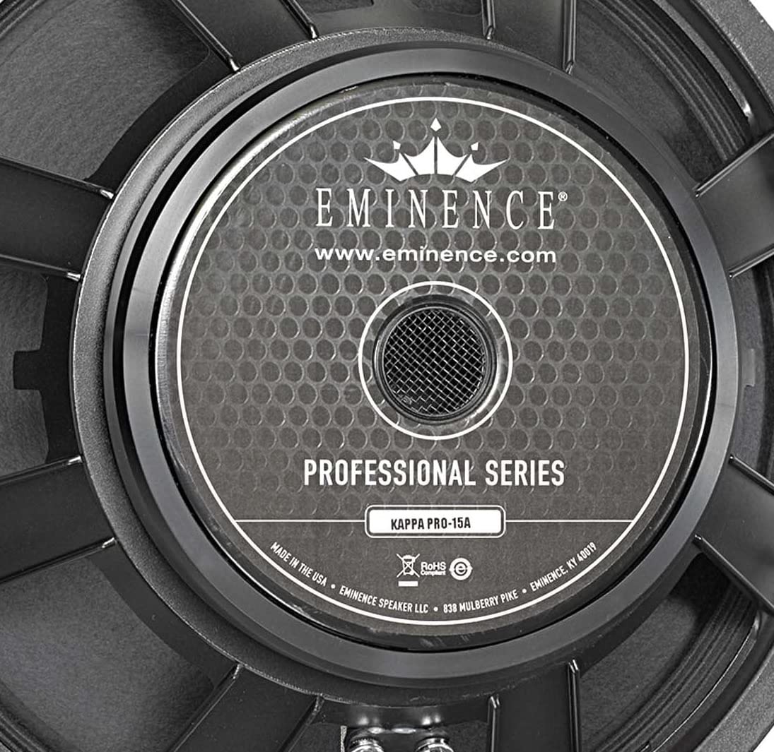 Eminence Professional Series Kappa Pro 15A 15'' Pro Audio Speaker, 500 Watts At 8 Ohms