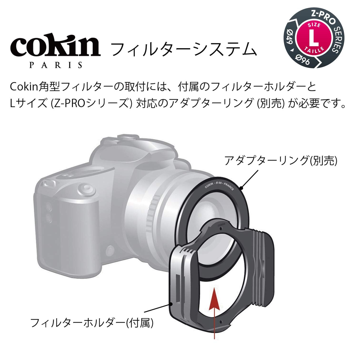Cokin Square Filter Infrared Creative Kit   Includes L (Z) Series Filter Holder, Infrared 720 89B (Z007)