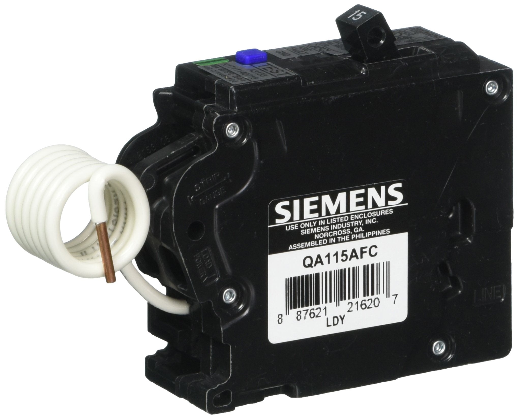 Bkr Smens Afci 1P 15A 1'' (Pack Of 1)
