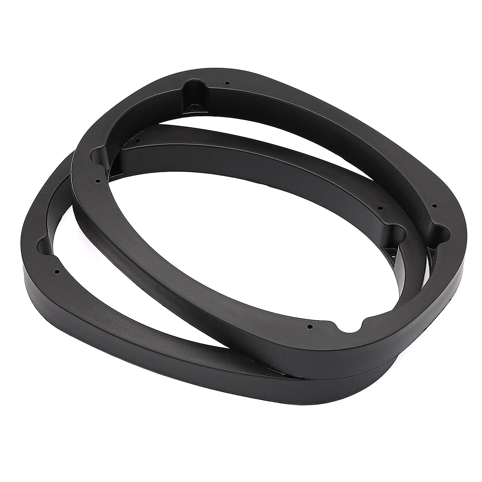 Tuolauthon 4Pcs 6'' X 9'' Universal Plastic Vehicle Car Speaker Spacer Adapter Mount Car Speaker Spacer Mounting Bracket Adapter