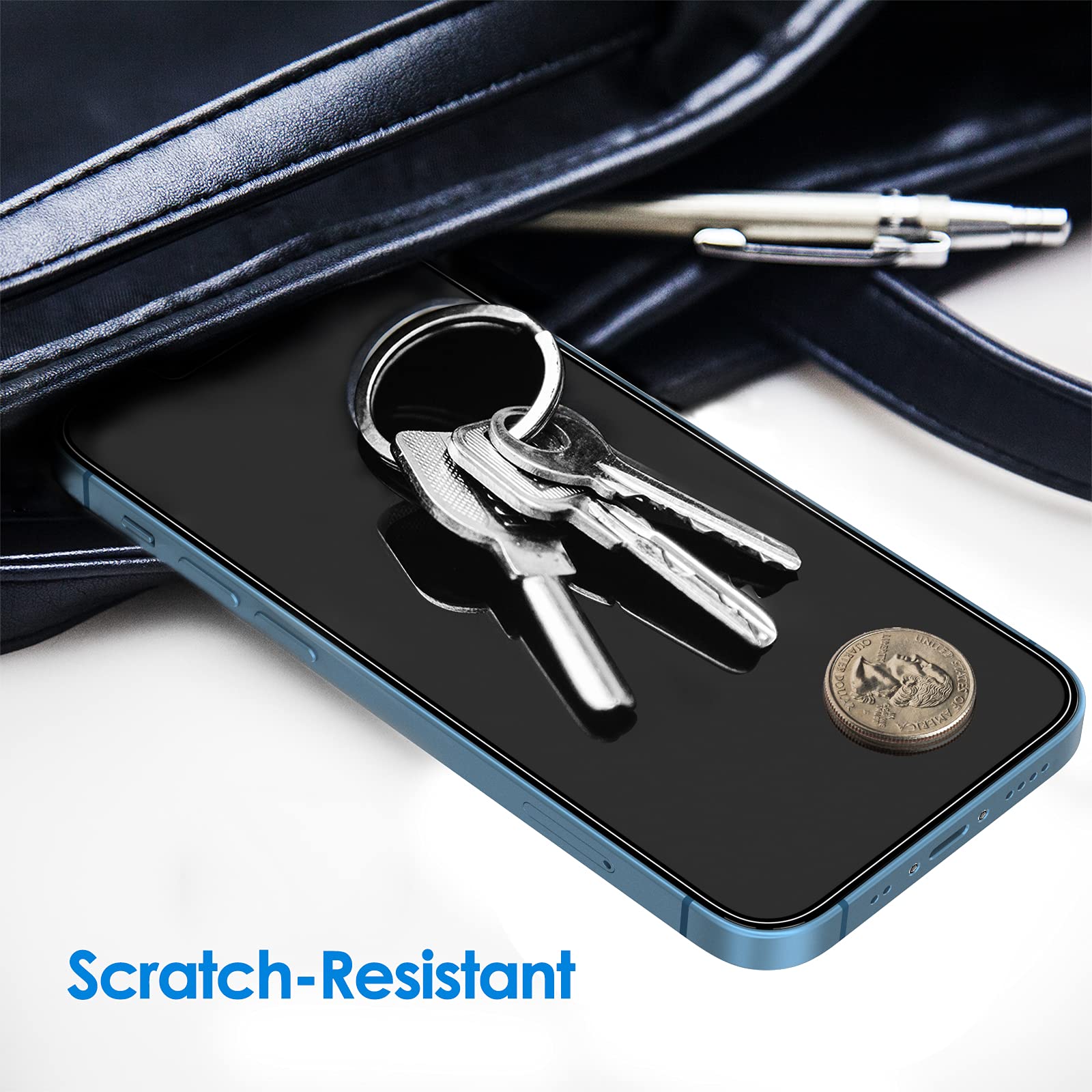 Jetech Screen Protector Compatible With Iphone 13 And Iphone 13 Pro 6.1 Inch, Tempered Glass Film, 3 Pack