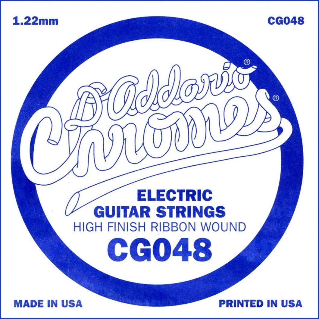 D'Addario Cg048 Flat Wound Electric Guitar Single String, .048