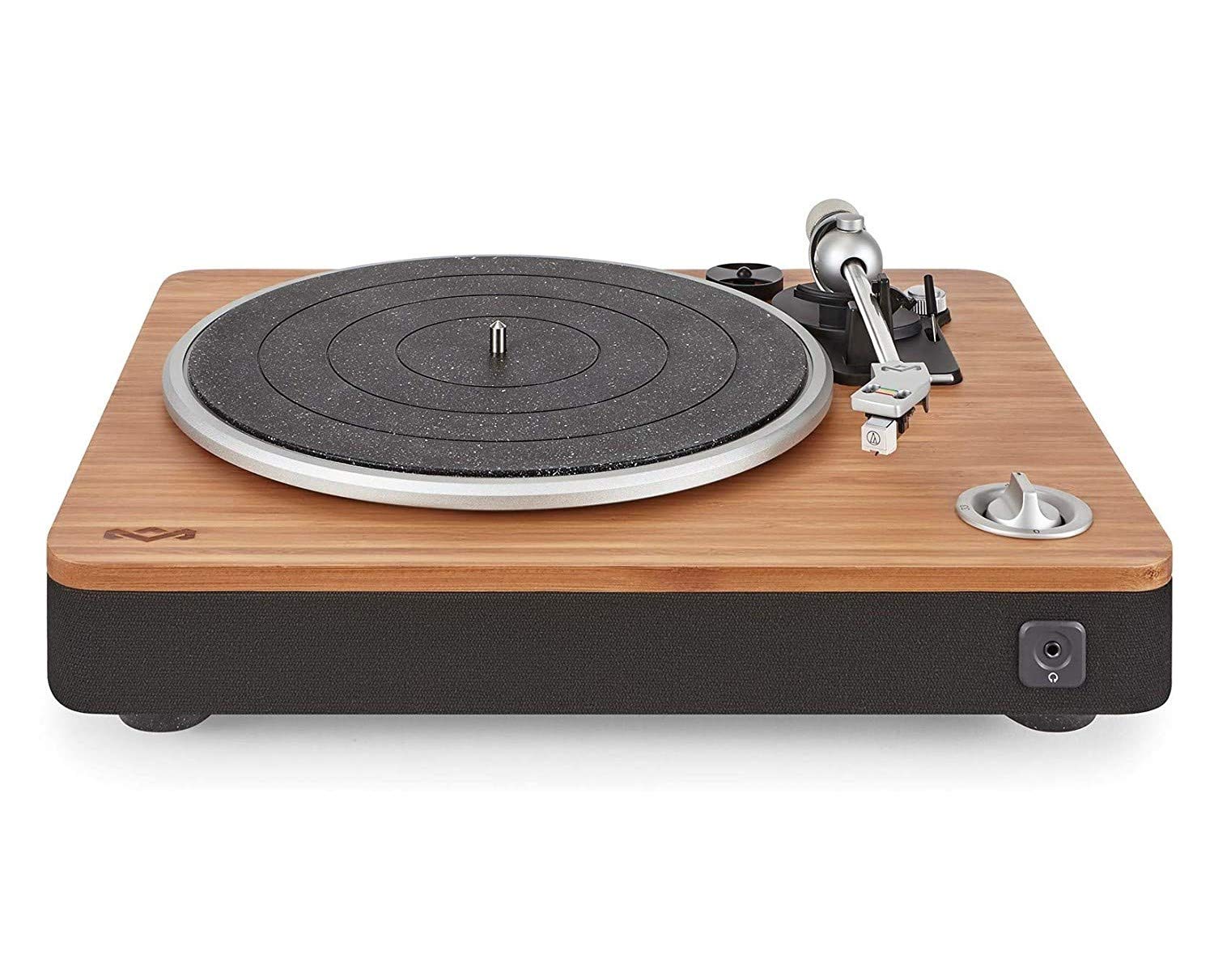 House Of Marley Stir It Up Turntable: Vinyl Record Player With 2 Speed Belt, Built In Pre Amp, And Sustainable Materials