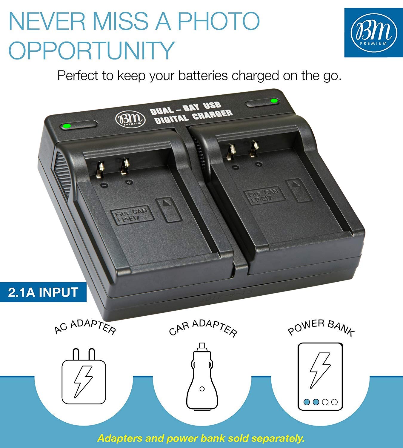 Bm 2 Pack Of Lp E17 Batteries And Dual Bay Battery Charger For Canon Rebel Eos R8, Eos R10, Eos R50, Eos R100, Eos Rp, Eos M6 Ma