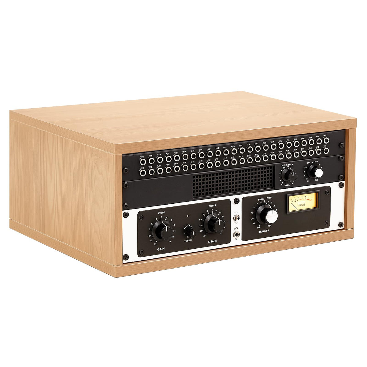 4u Rack Wood AceOrbit 4U Wooden Studio Rack for Pro Audio Gear 4u Audio Rack Case i ...