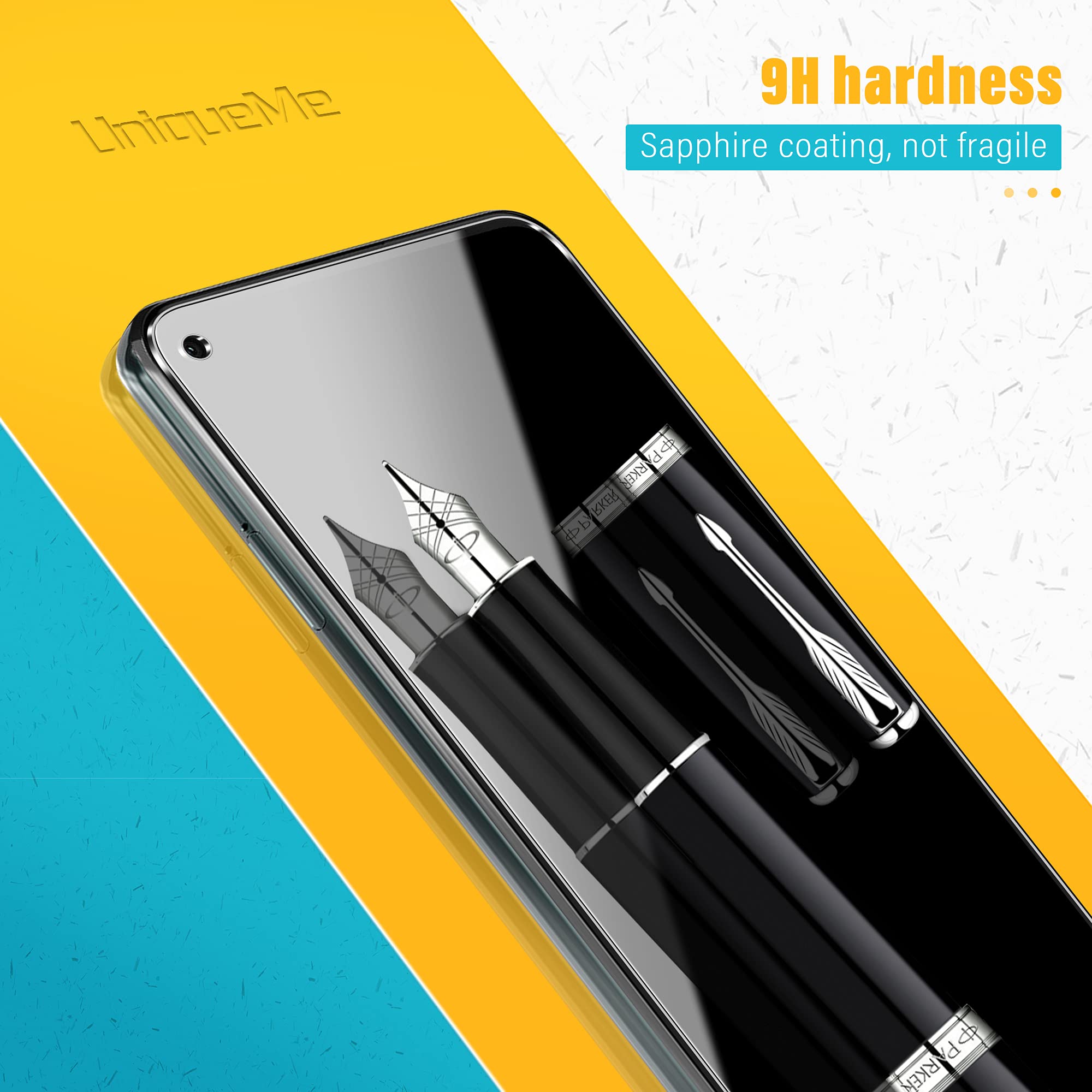 Uniqueme [ 2+2 Pack Screen Protector Compatible With Motorola Moto G Stylus 5G 2021 Tempered Glass Screen Protector + Camera Len