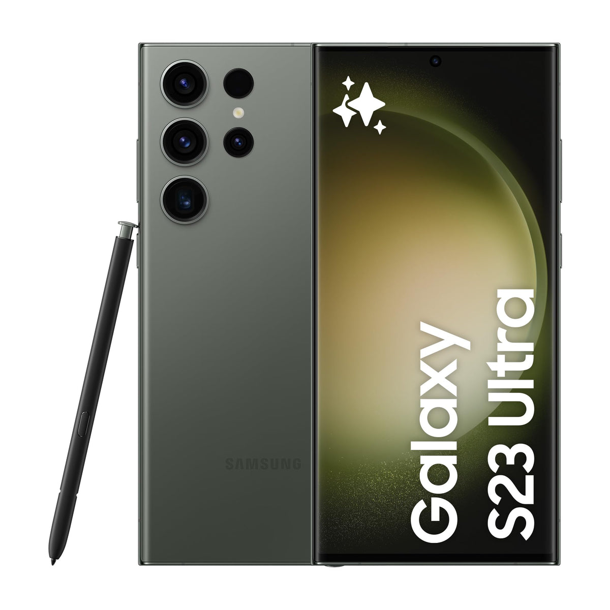 Samsung Galaxy S23 Ultra 5G Sm S918B/Ds 256Gb 12Gb Ram, 200 Mp Camera, Factory Unlocked, International Model (Green)