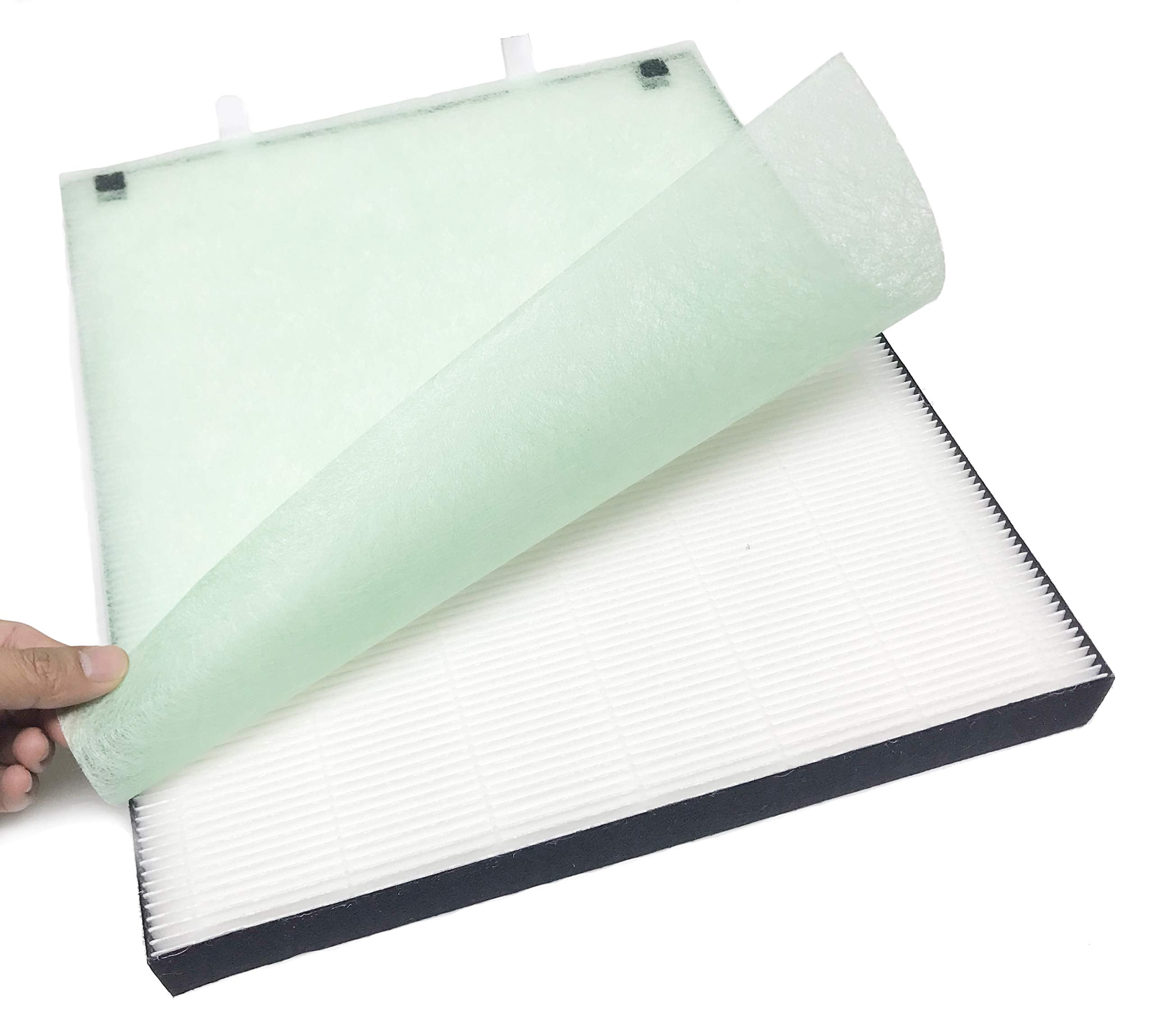 Nispira True Hepa Filter Replacement Compatible With Bissell Air400 Air Purifier Part 2521, 1 Pack