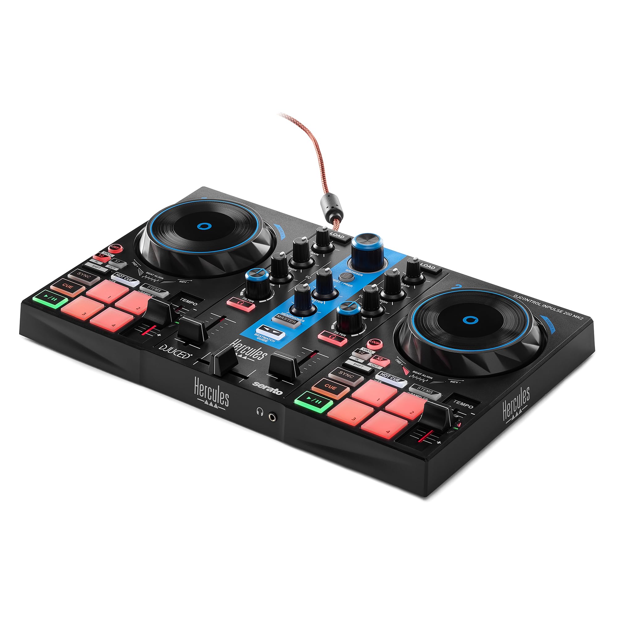 Djcontrol Inpulse 200 Mk2 Arctic Blue