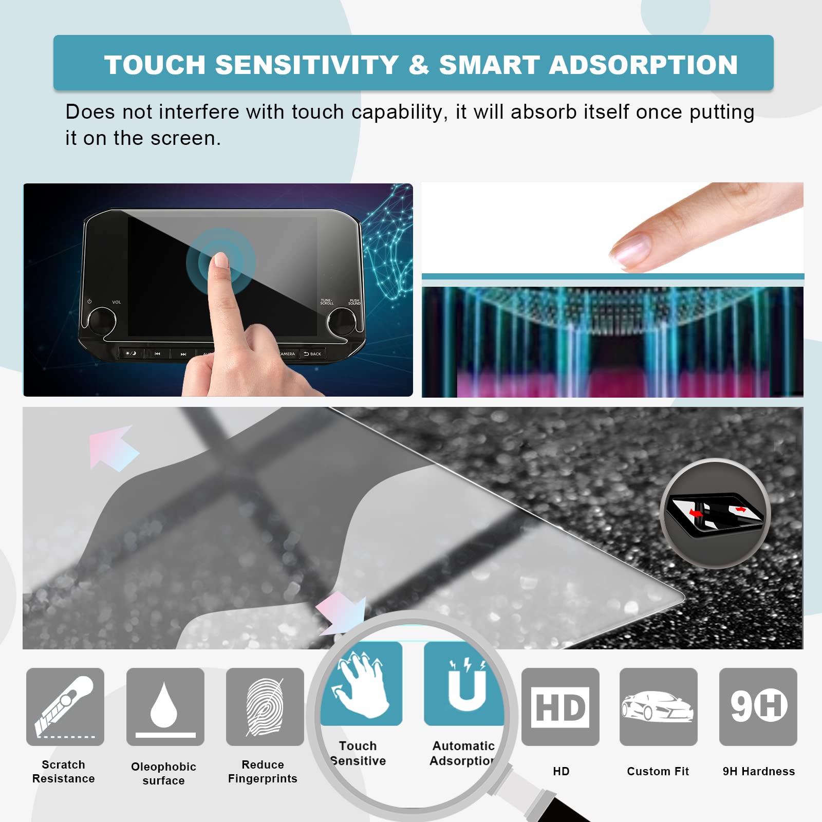Cdefg 2023 Rogue Platinum 9' Screen Protector For 2021 2022 2023 Rogue Platinum 9 Inch Color Display Tempered Glass Screen Protector Foils Screen Guard(Rogue Platinum 9 Inch)