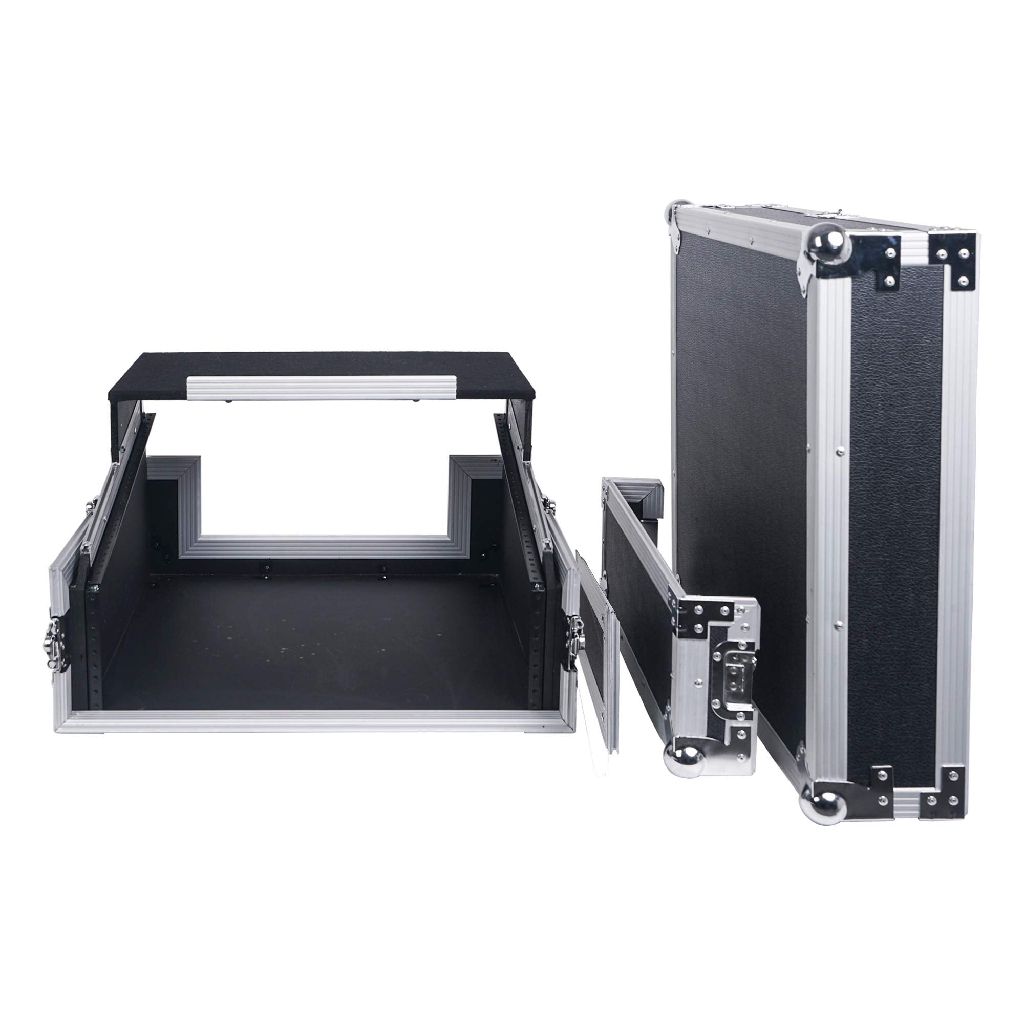 Sound Town 2U Glide Style Rack Case With 11U Slant Mixer Top, 20.7� Rackable Depth And Laptop Platform   Pro Tour Grade (Stmr 2Ult)