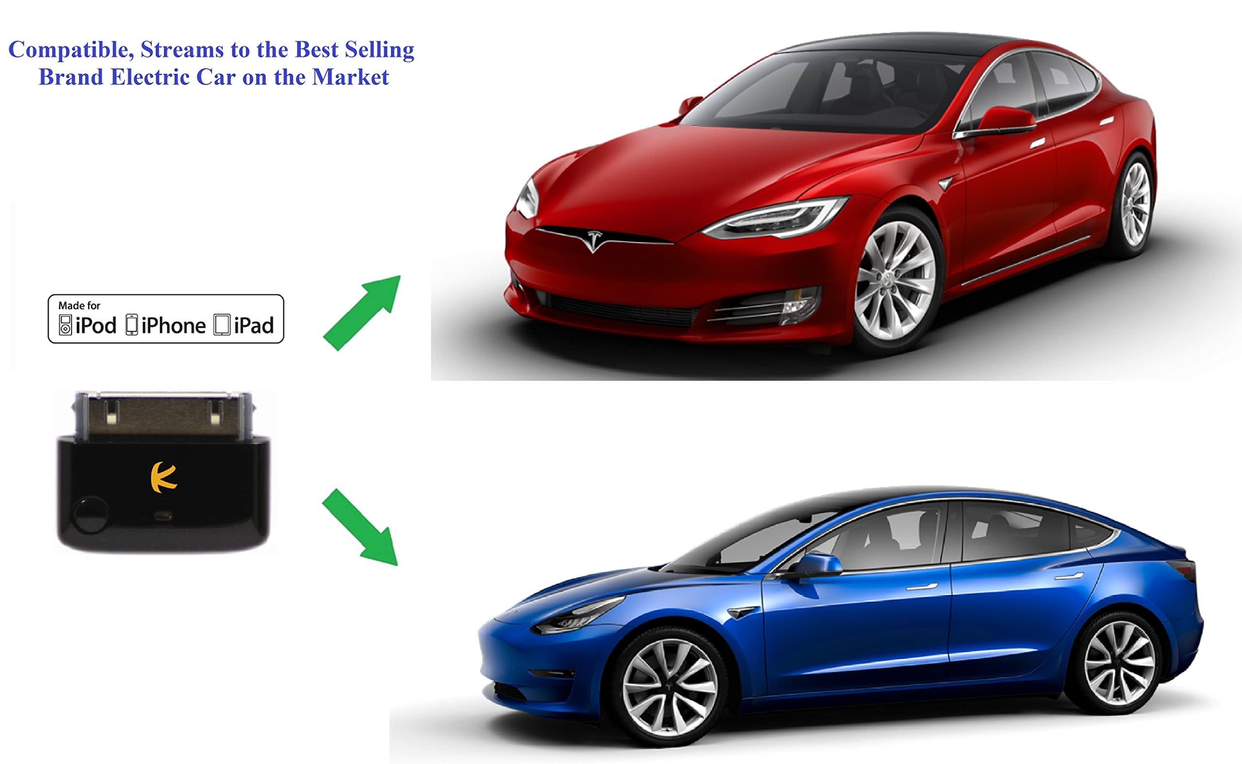 Kokkia I10_Pro (Black) : Bluetooth Transmitter Splitter With Aptx/Low-Latency Aptx/Faststream/Sbc Codecs, Compatible With 30-Pin