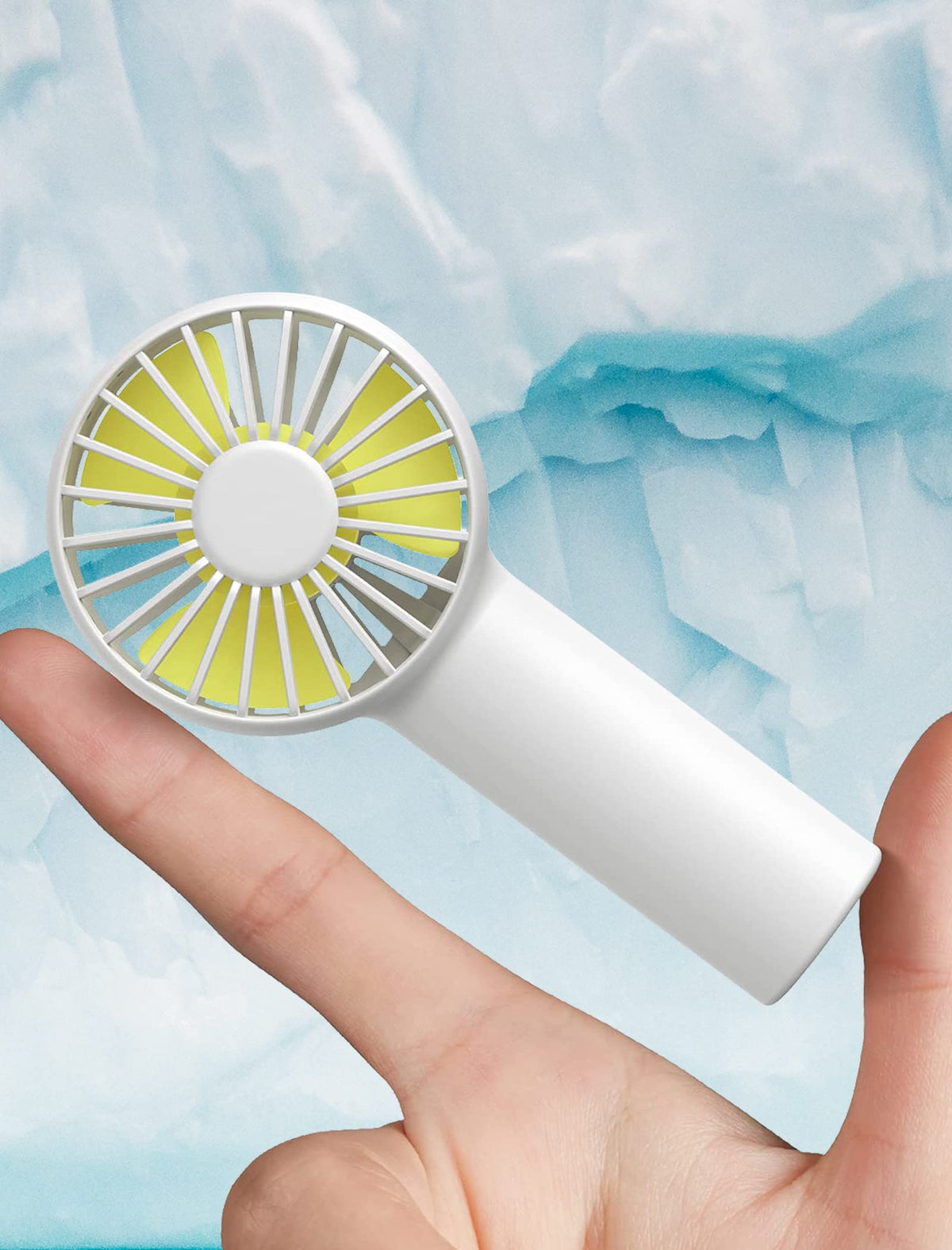 Jisulife Mini Fan Battery Operated Handheld With 2000 Mah Or Usb Powered Personal Fan,3 Speeds,Enhanced Airflow, Rechargeable Qu
