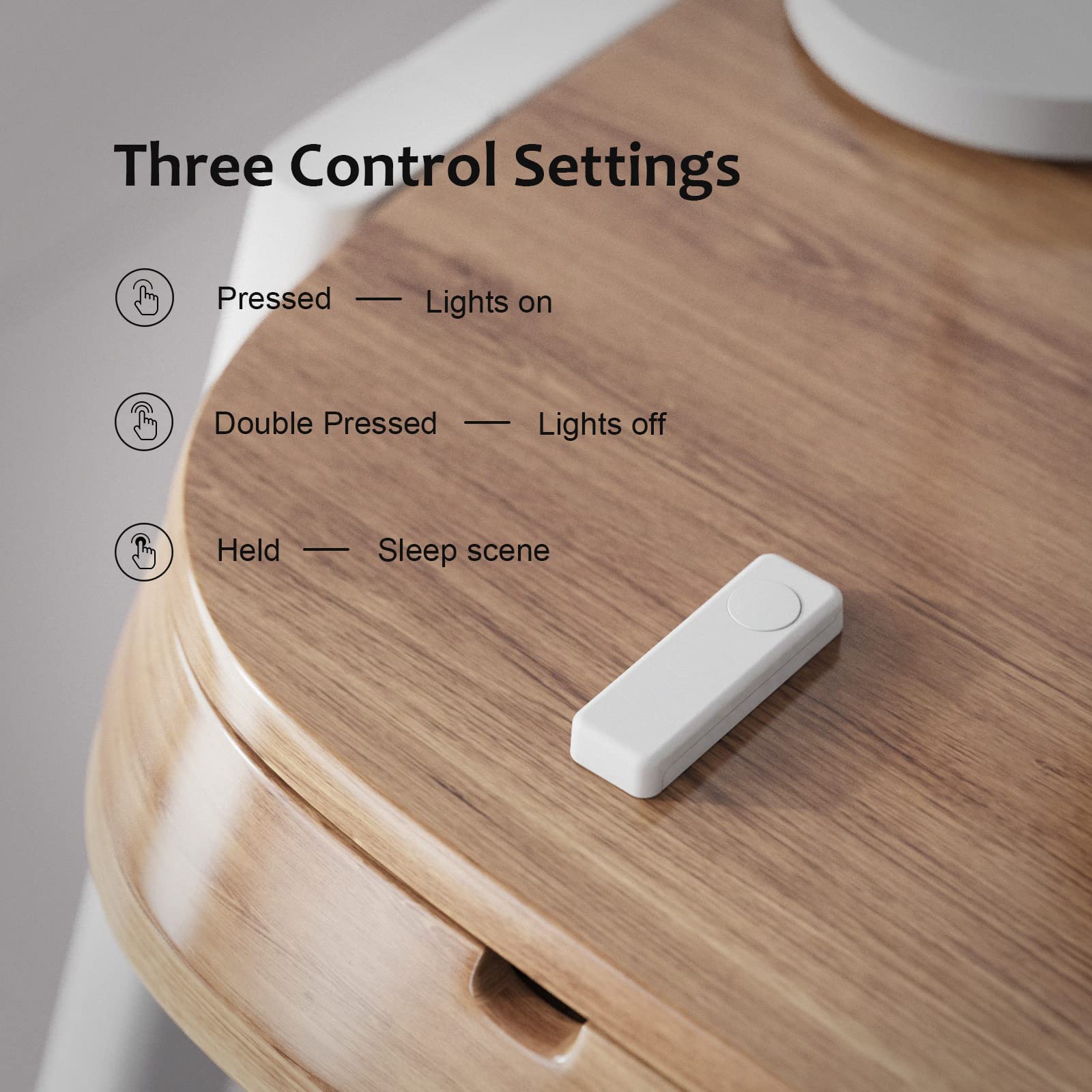 Thirdreality Zigbee Smart Button 4 Pack, 3 Way Remote Control, Require Zigbee Hub, Work With Smartthings, Aeotec, Hubitat, Home