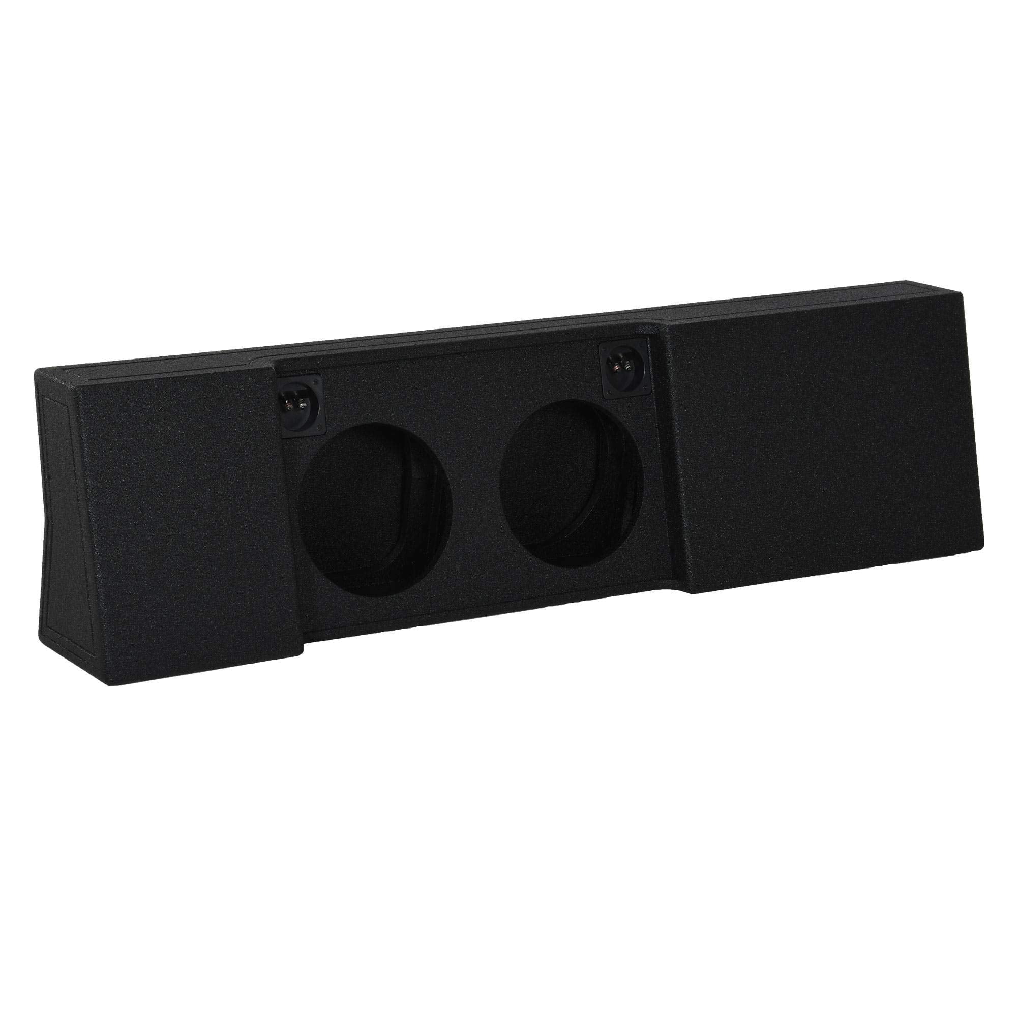 Qpower ''Qbomb'' Ford F Series Super Crew '09 '22 Dual 10'' Vented Empty Woofer Box