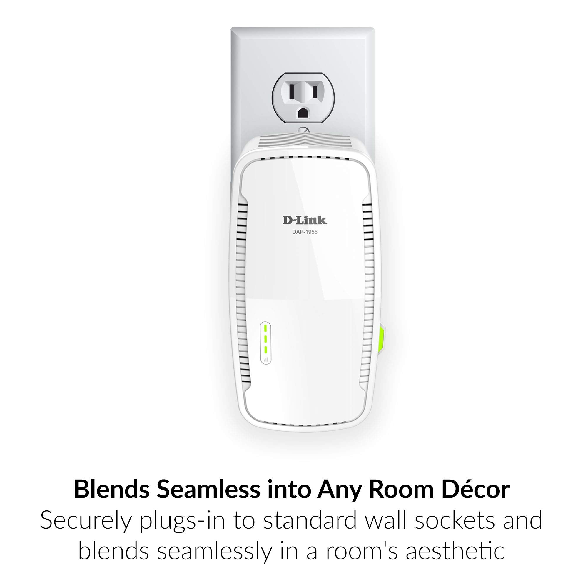 D Link Ac1750 Mesh Wi Fi Range Extender   Cover Up To 2000 Sq.Ft  Dual Band, Mu Mimo, Mesh, Wpa3, Booster, Repeater, Access Poin