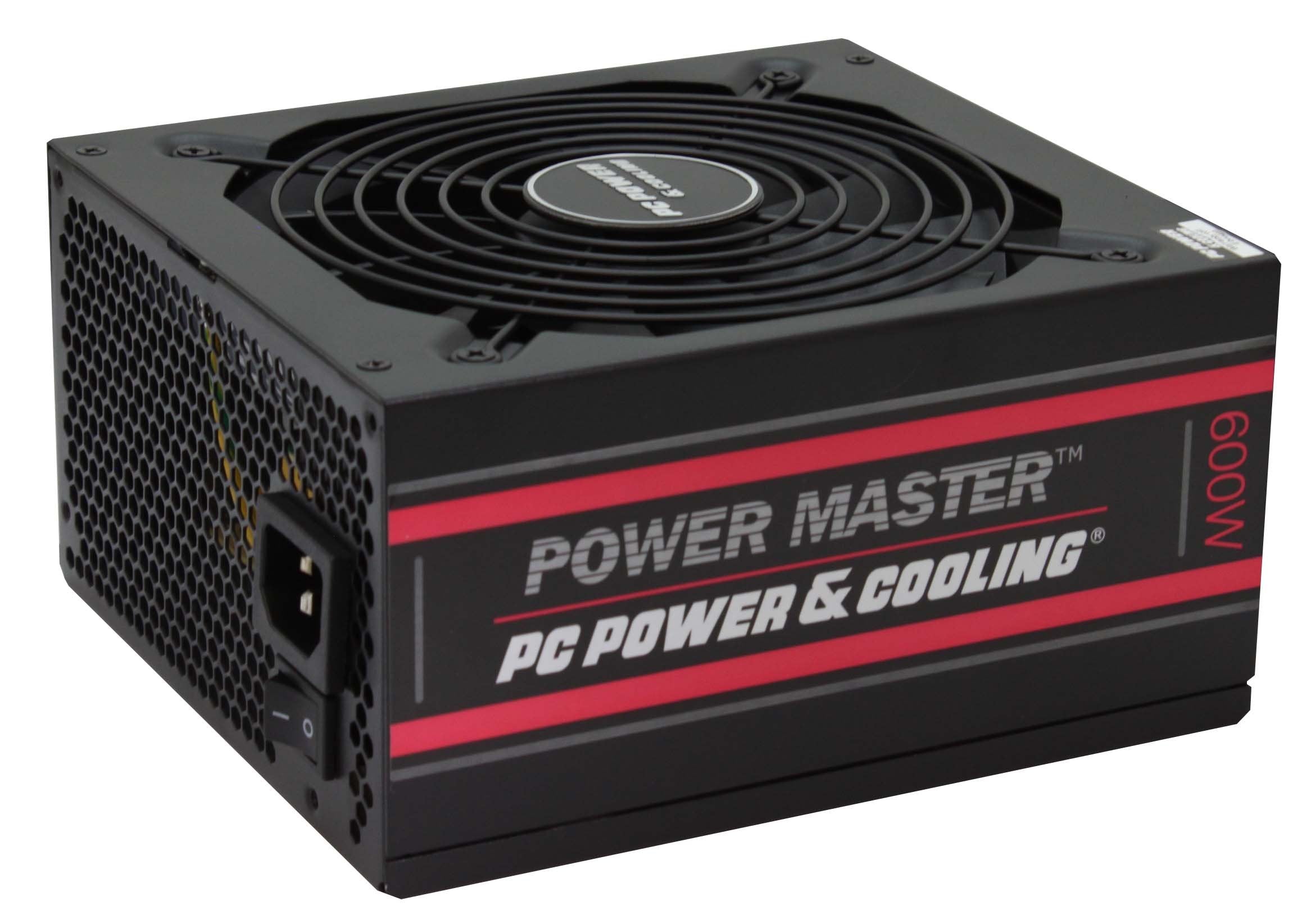 PC Power & Cooling Power Master Series 600 Watt, 80 Plus Bronze, Semi-Modular, Active PFC, Industrial Grade ATX PC Power Supply,