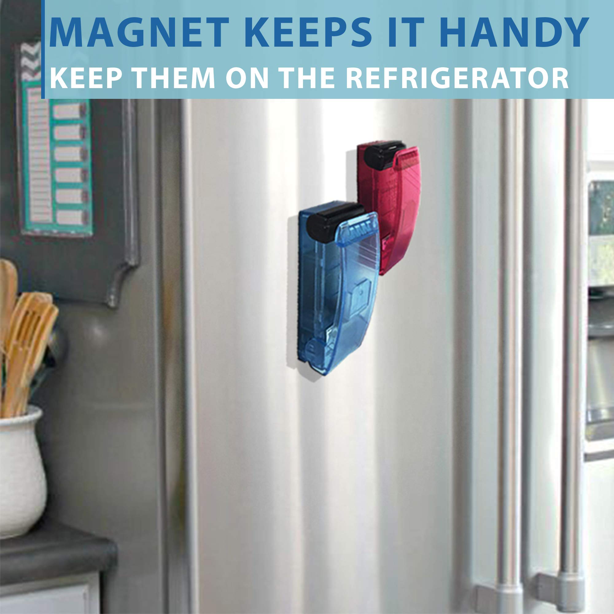 Itouchless Handheld Heat Bag Sealer (4 Pack) For Resealing Home Product Packaging, Airtight Plastic Packet Housewares Or Travel