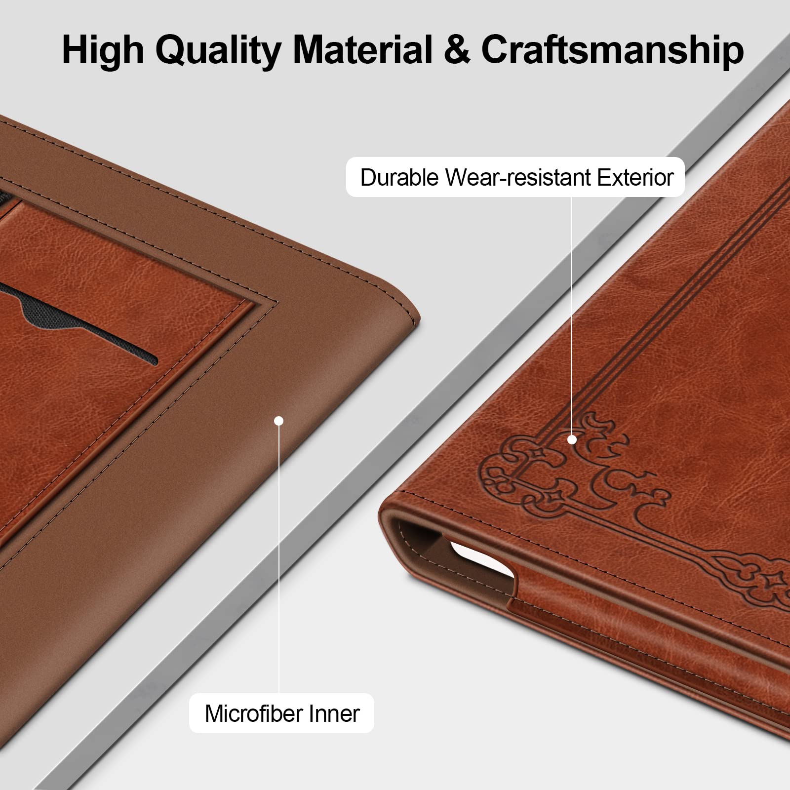 Fintie Stand Case For 7'' Kobo Libra Colour (2024) / Kobo Libra 2 (2021) Ereader   Premium Pu Leather Stand Cover Auto Sleep/Wak