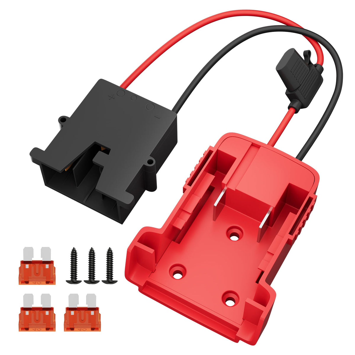 Rvboatpat Power Wheels Battery Adapter 18V For Battery Adapter With 12Awg Wire Harness Connector Compatible With Fisher Price 12